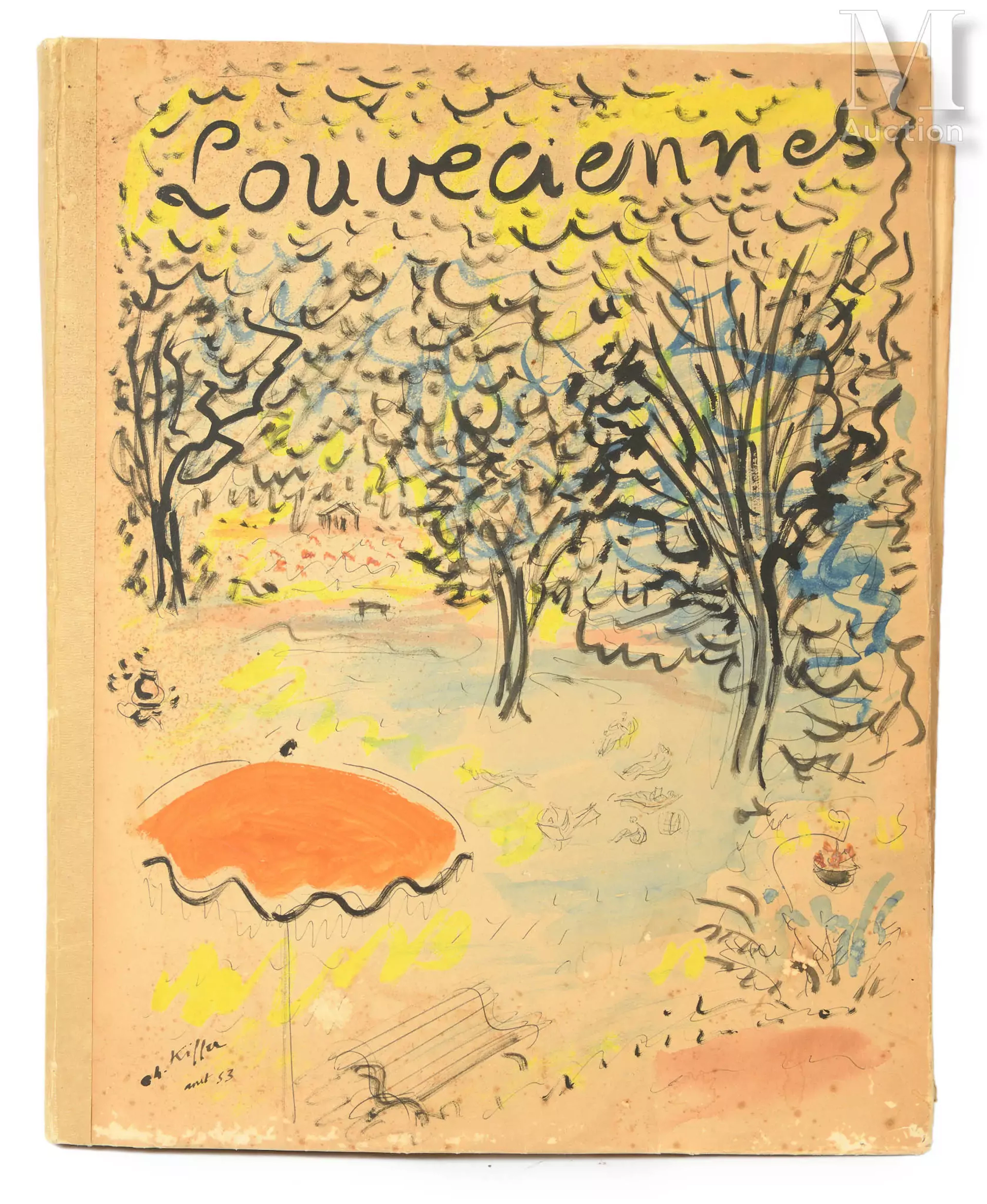 Charles KIFFER (1902-1992) "Louveciennes"