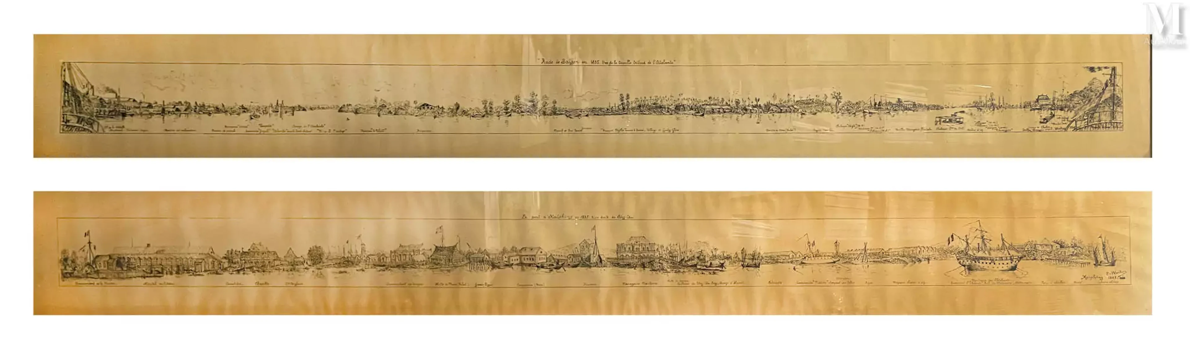 FRANCE, XIXe siècle Rare gravure
