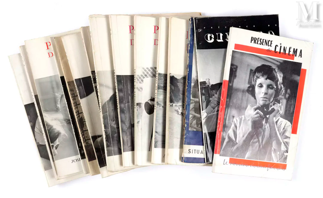 PRÉSENCE DU CINÉMA Lot de 15 revues