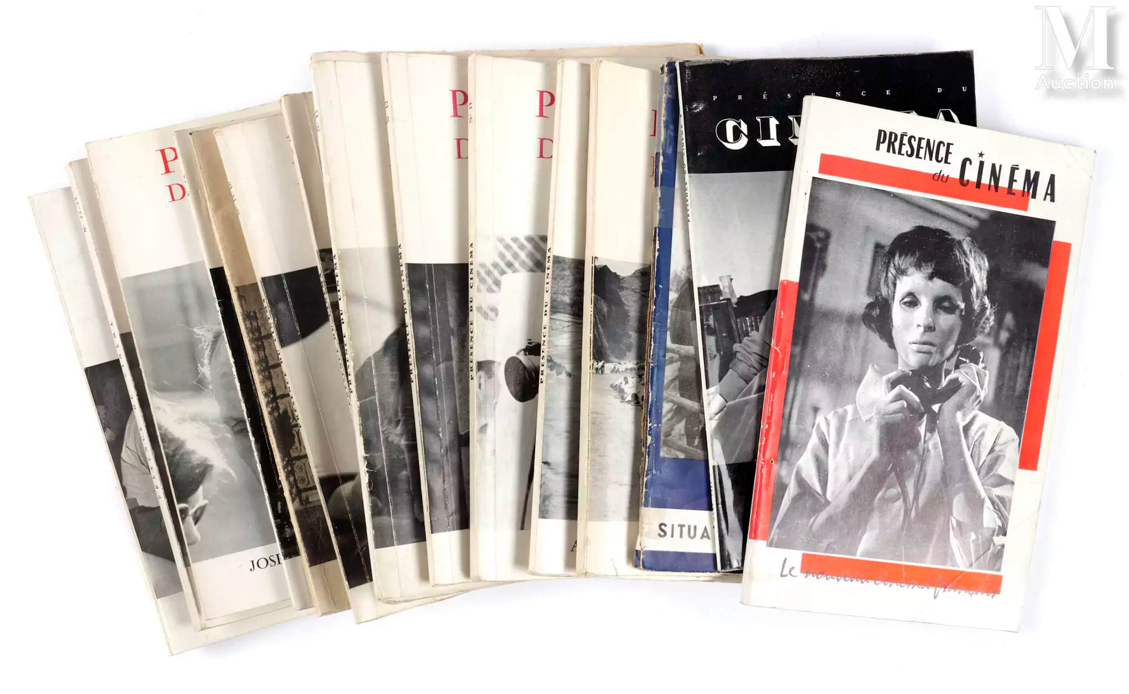 PRÉSENCE DU CINÉMA Lot de 15 revues
