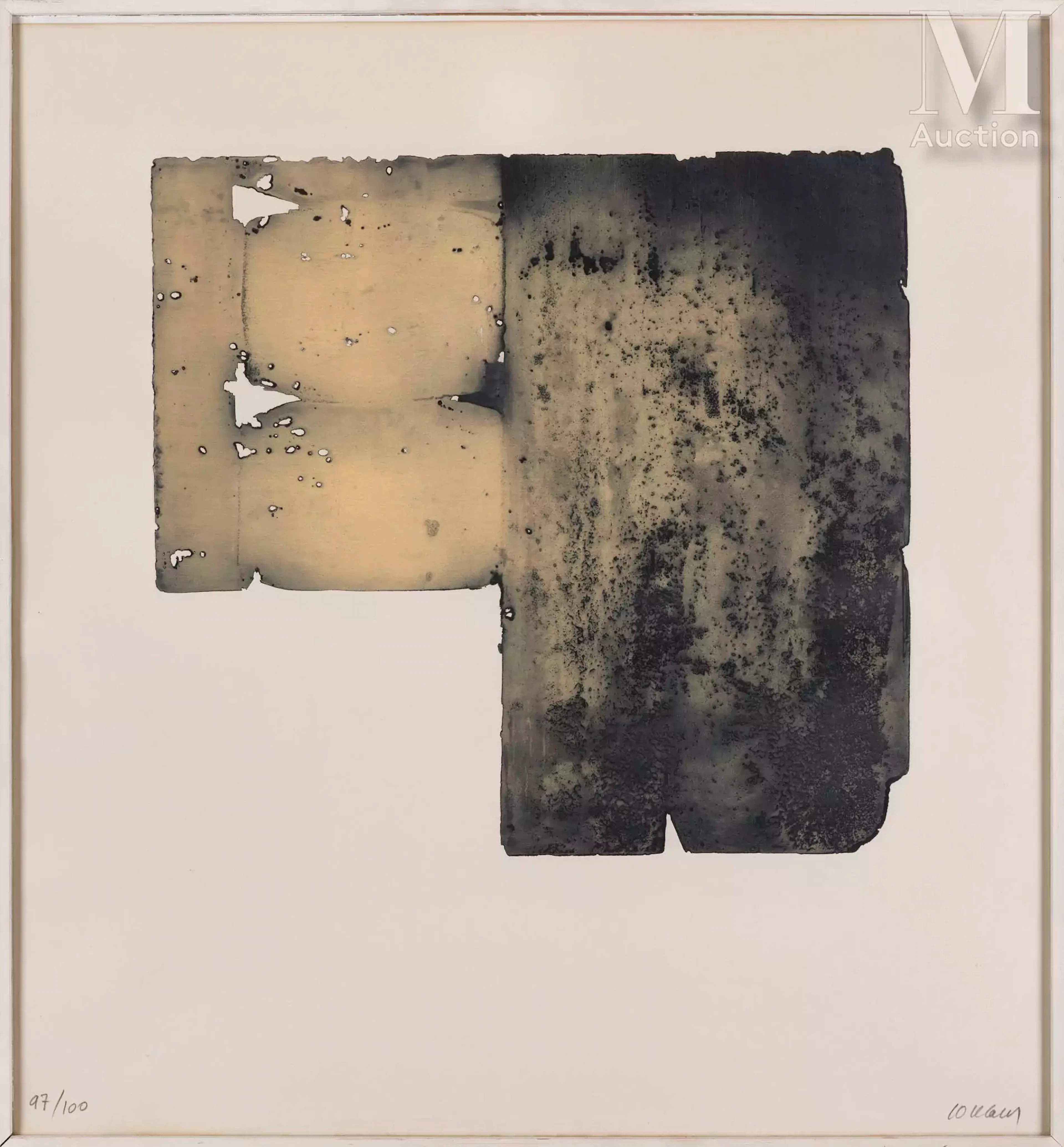 Pierre SOULAGES (1919-2022) Eau-forte XXXV, 1979