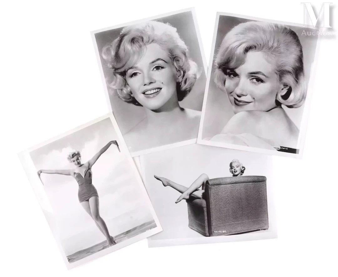 Marilyn MONROE Portraits promotionnels de studios, en maillot de bain...