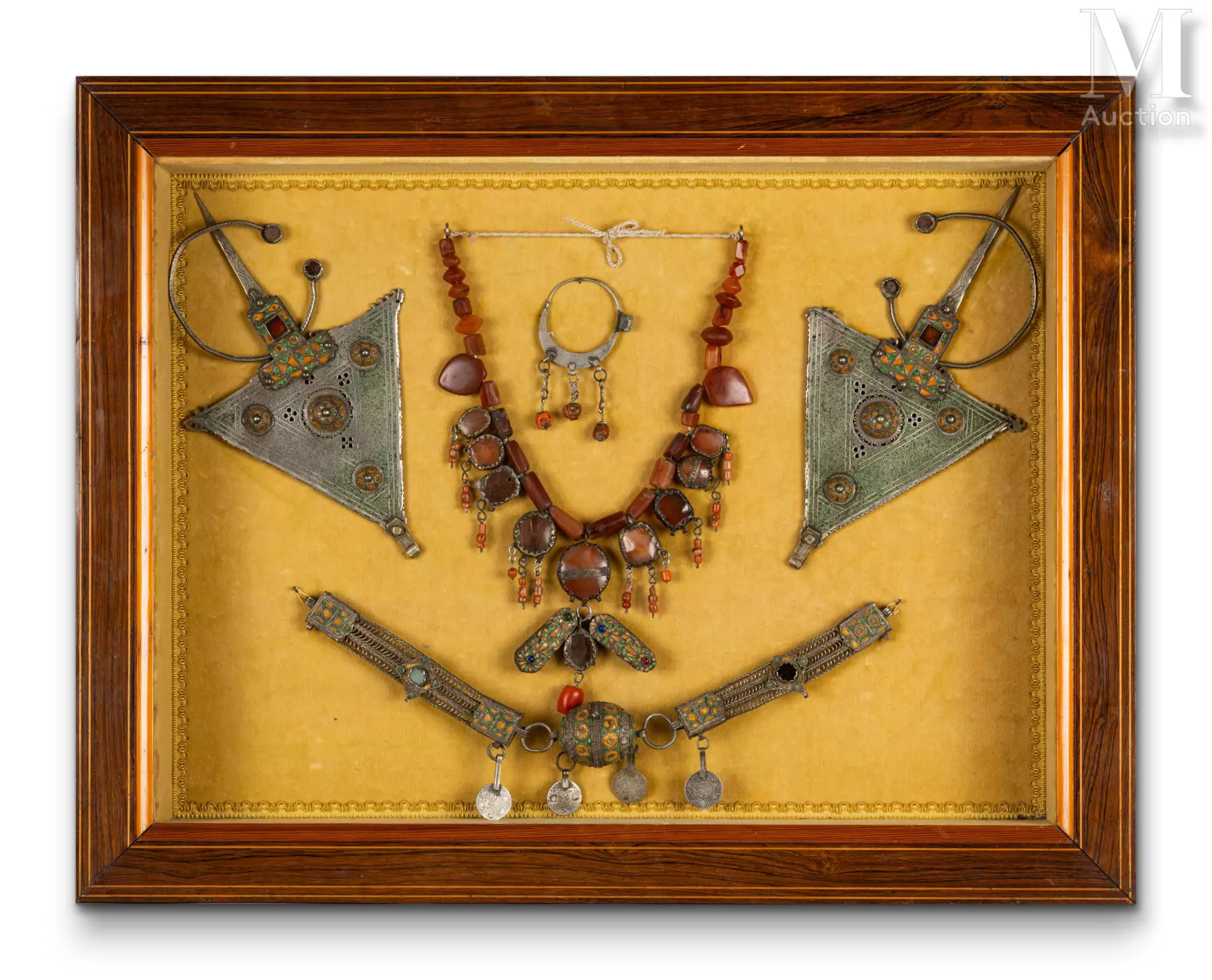 Ensemble de bijoux berbères du Sud marocain Maroc, Anti-Atlas / Souss