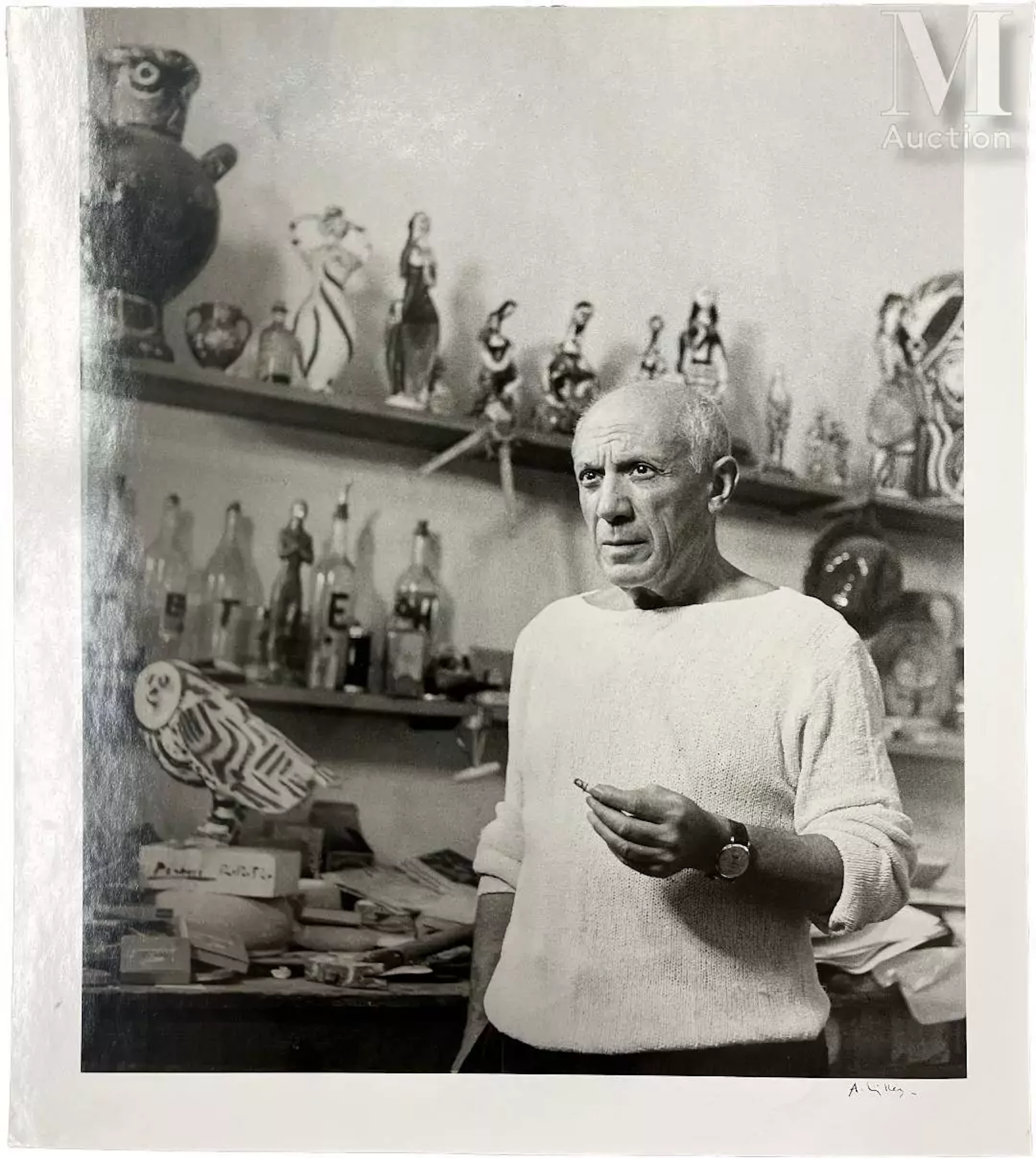 André VILLERS (1930-2016) Picasso, 1953