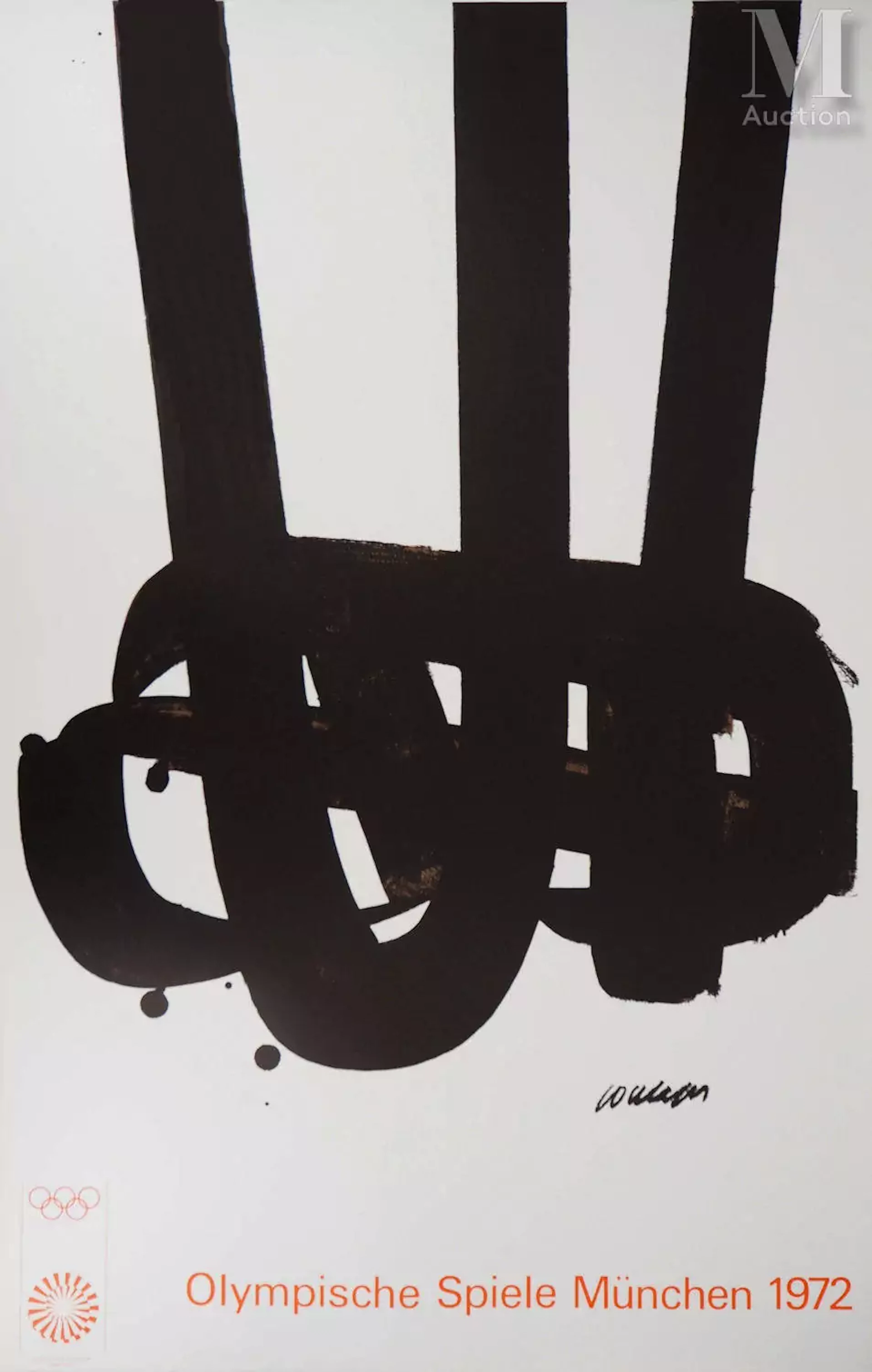 SOULAGES Pierre Jeux Olympiques de Munich, 1972