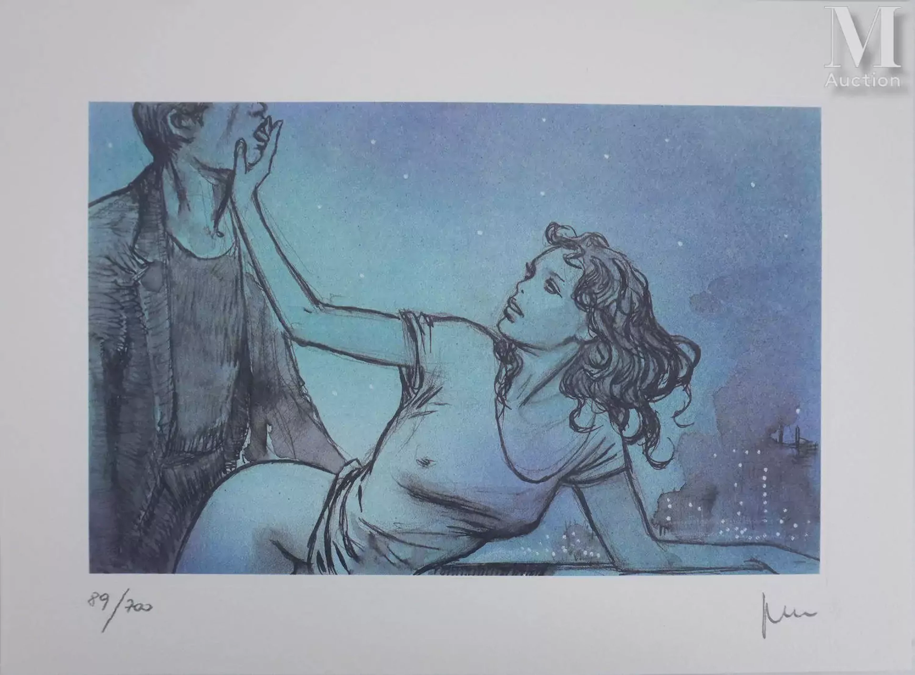 MANARA Milo (1945-) Le déclic, Moment d'intimité, 1992