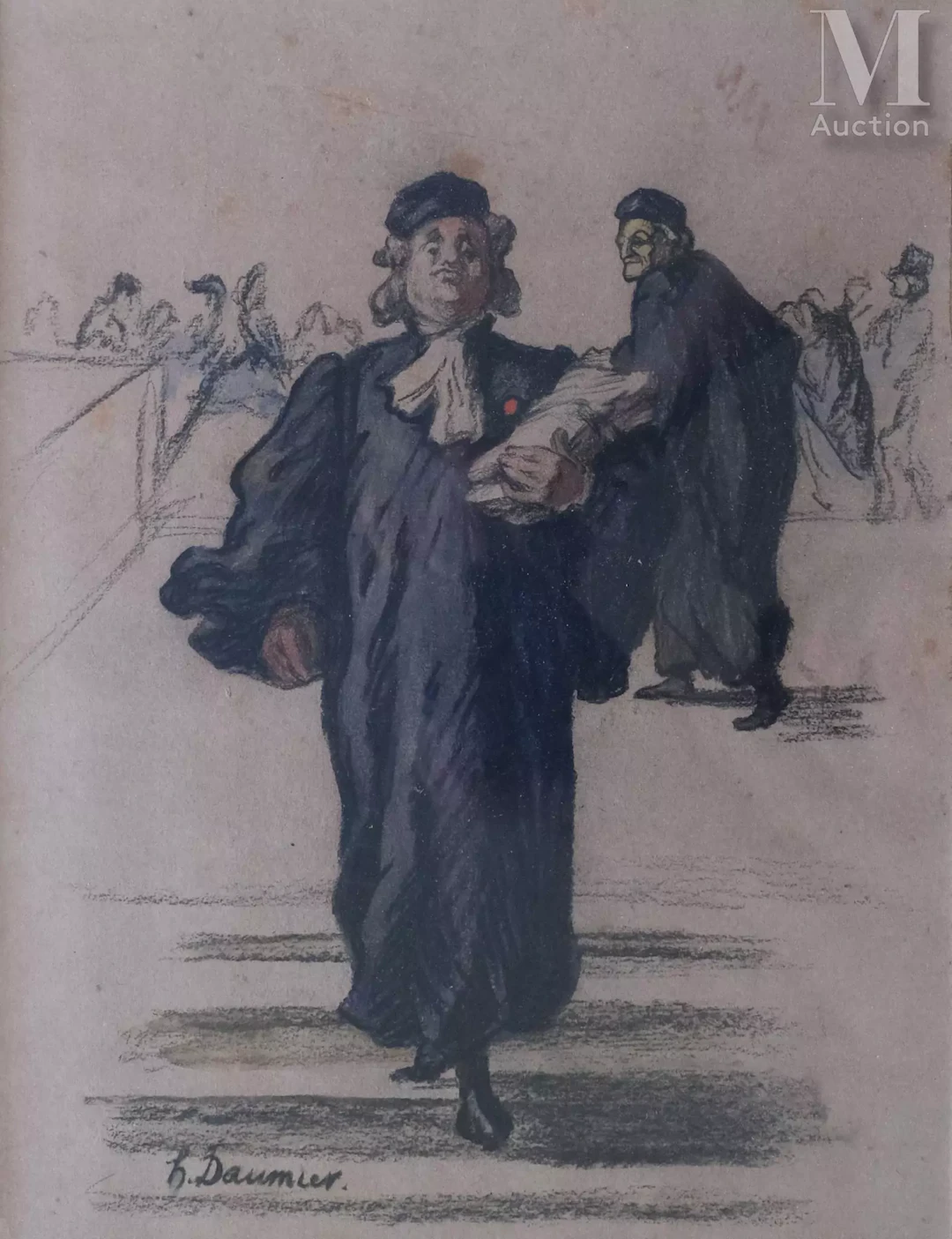 DAUMIER Honoré (Dans le goût de) "La magistrature"