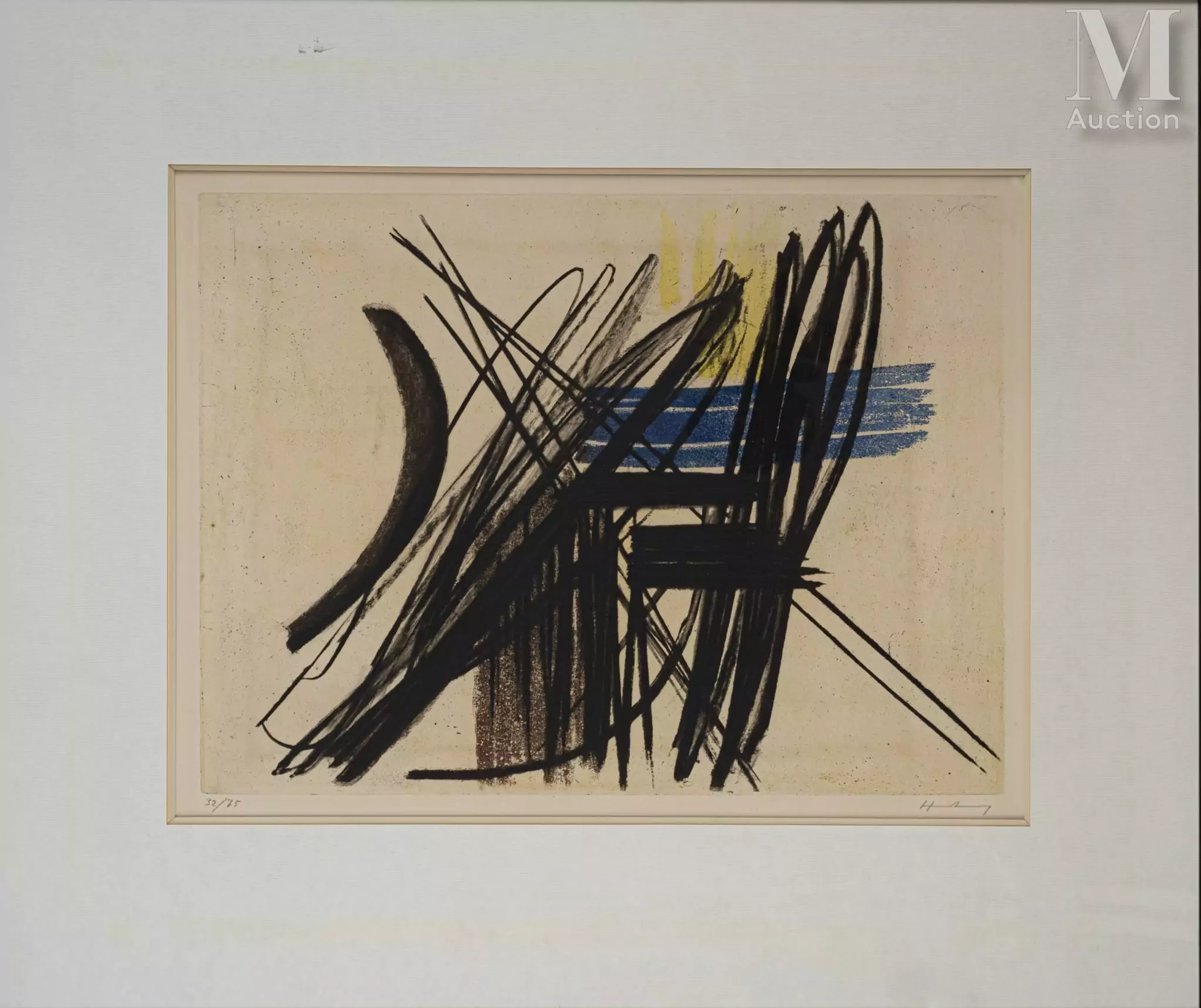 Hans HARTUNG (1904-1989) Composition
