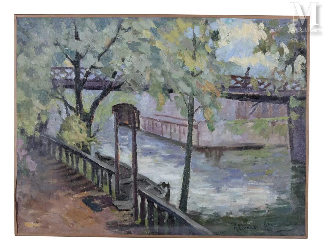 Alexandre ALTMANN (1885- 1950) d'après Les bords de Marne