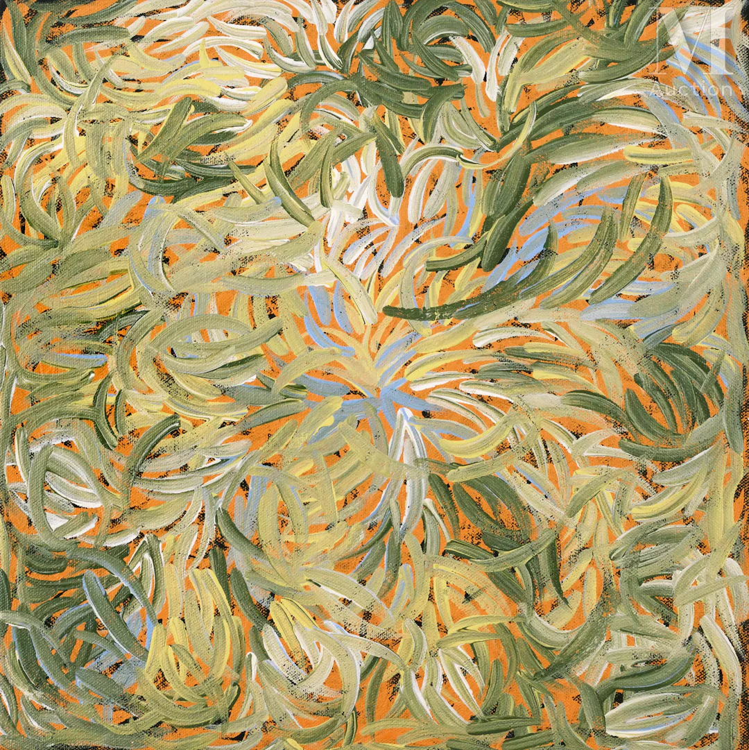 Nola Fisher Napangardi (1958 - ) Skinny Bush banana Dreaming