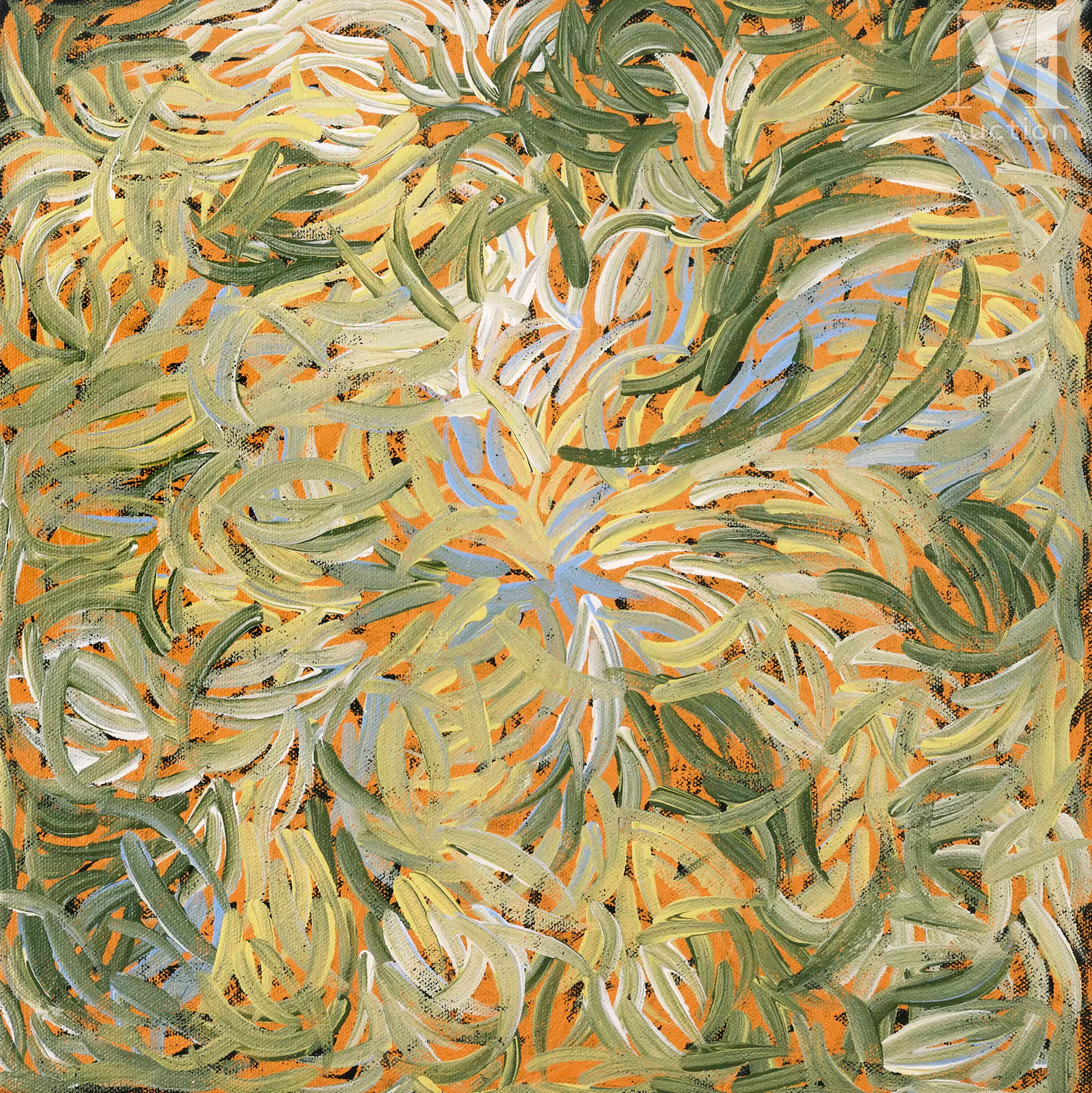 Nola Fisher Napangardi (1958 - ) Skinny Bush banana Dreaming