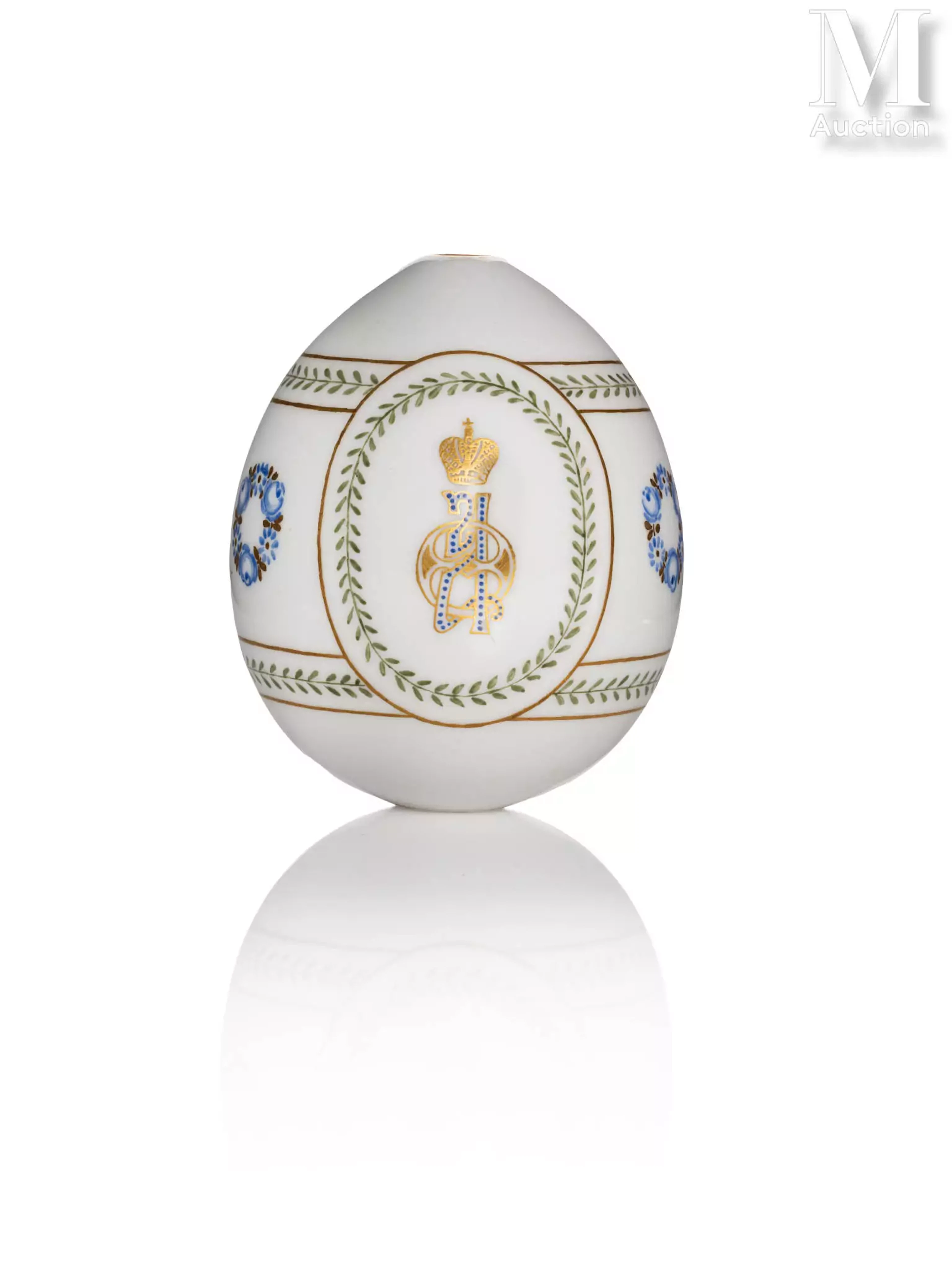 Oeuf de Pâques en porcelaine