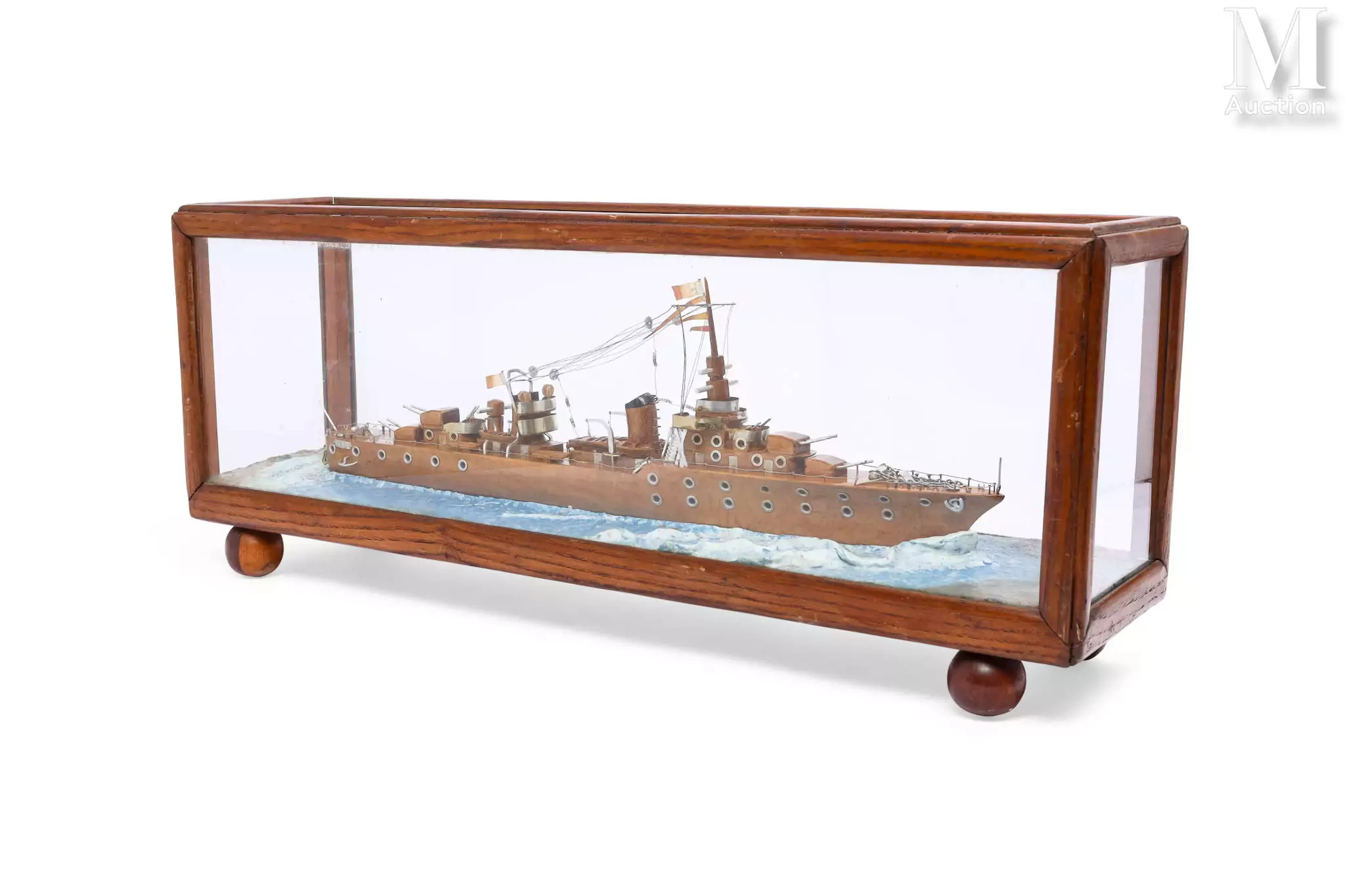 Maquette du contre torpilleur Volta