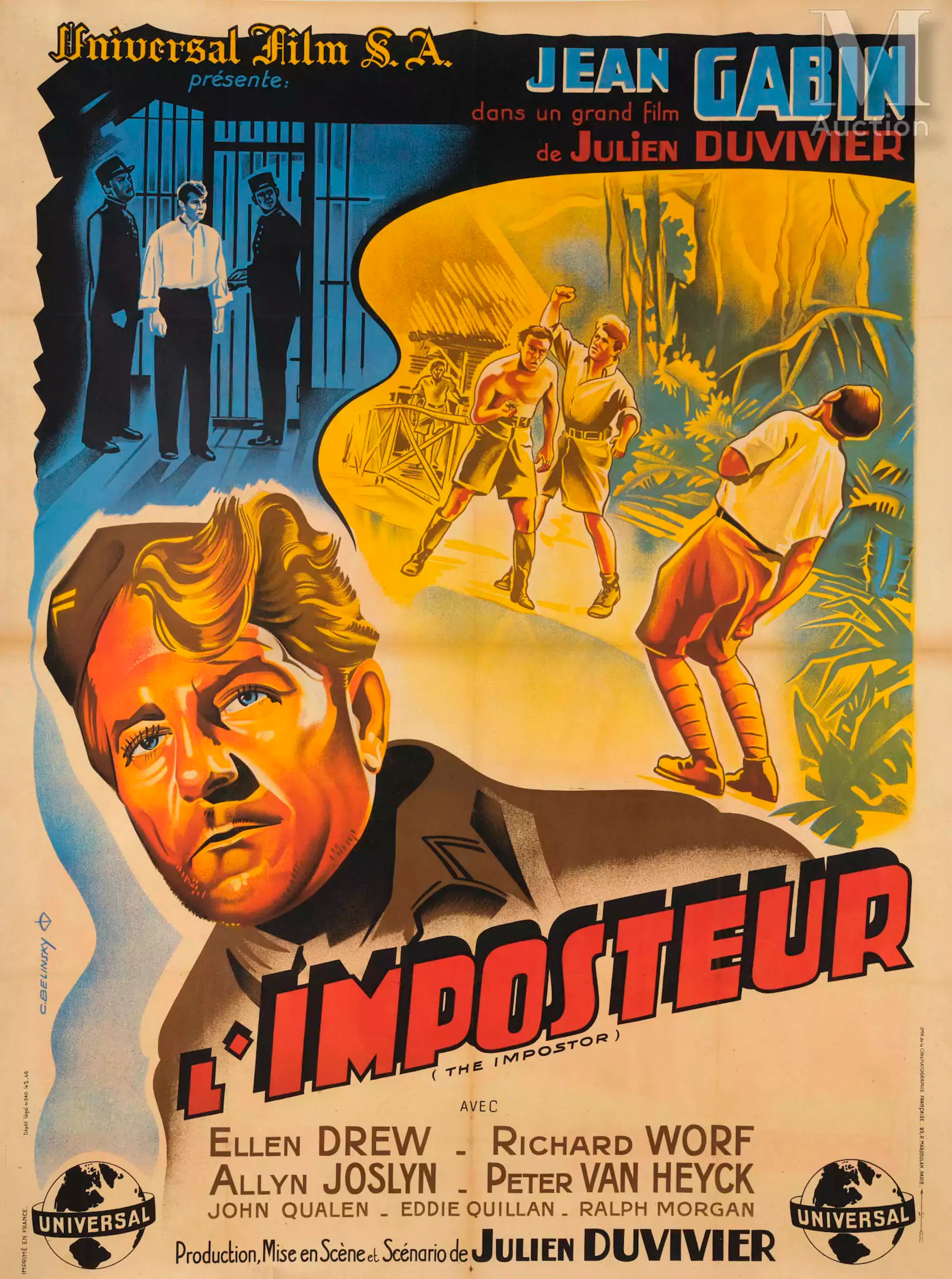 Jean GABIN Deux affiches