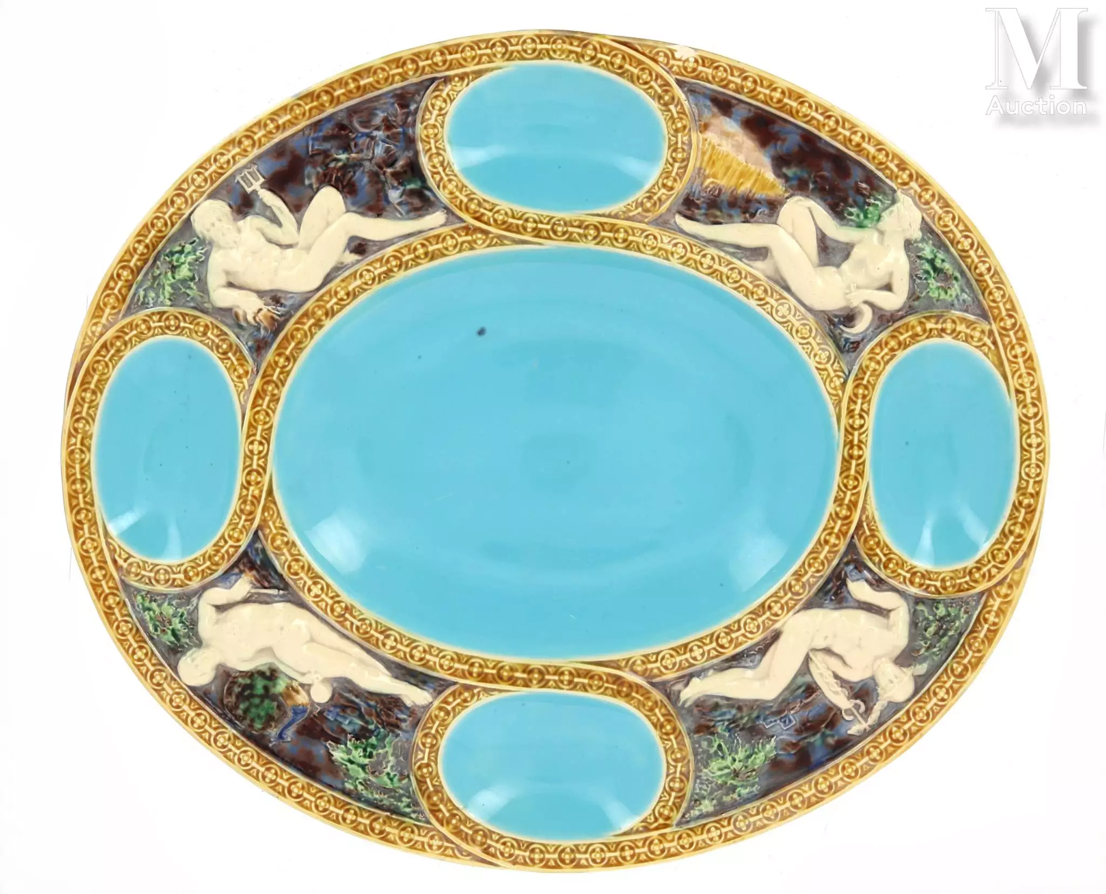 MINTON - XIX ème siècle Plat à épices, c. 1860