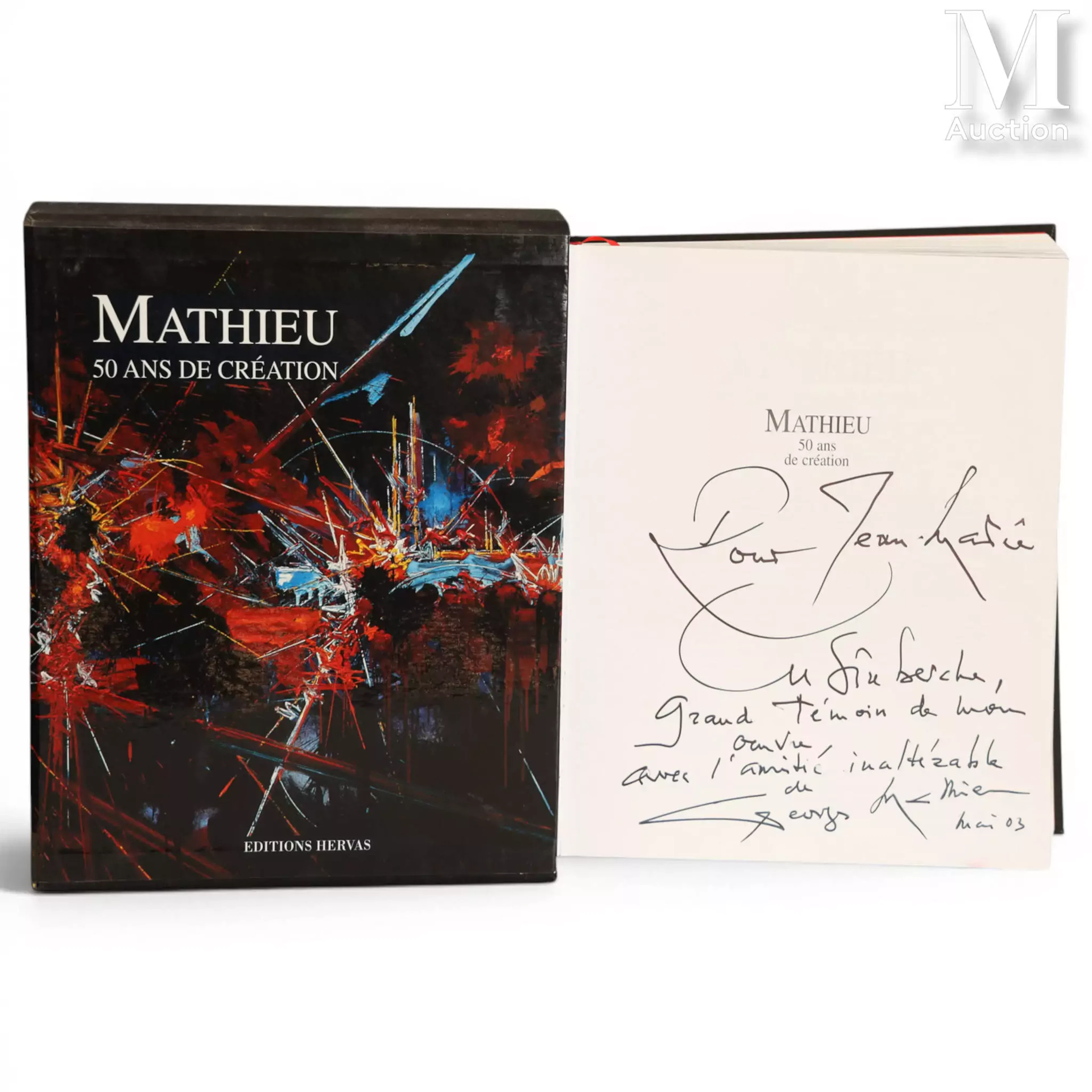 MATHIEU Georges (1921-2012) "50 ans de création"