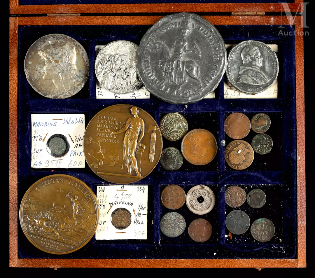 Collection de 28 monnaies
