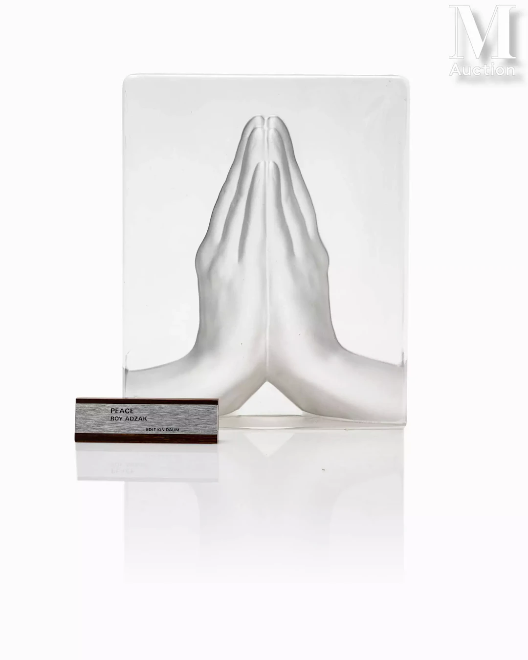 Roy ADZAK (1927 - 1988) pour DAUM - Nancy "Peace"