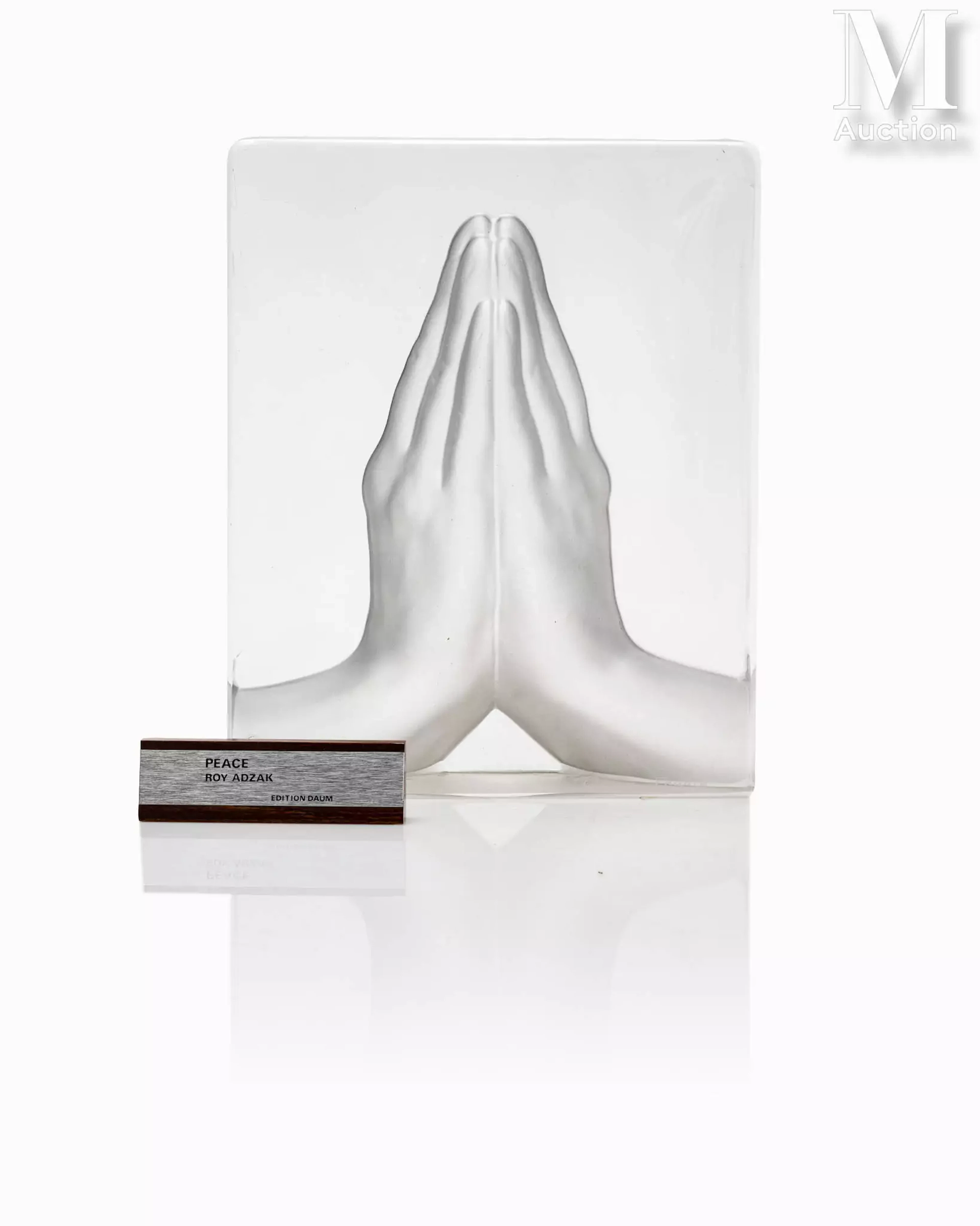 Roy ADZAK (1927 - 1988) pour DAUM - Nancy "Peace"