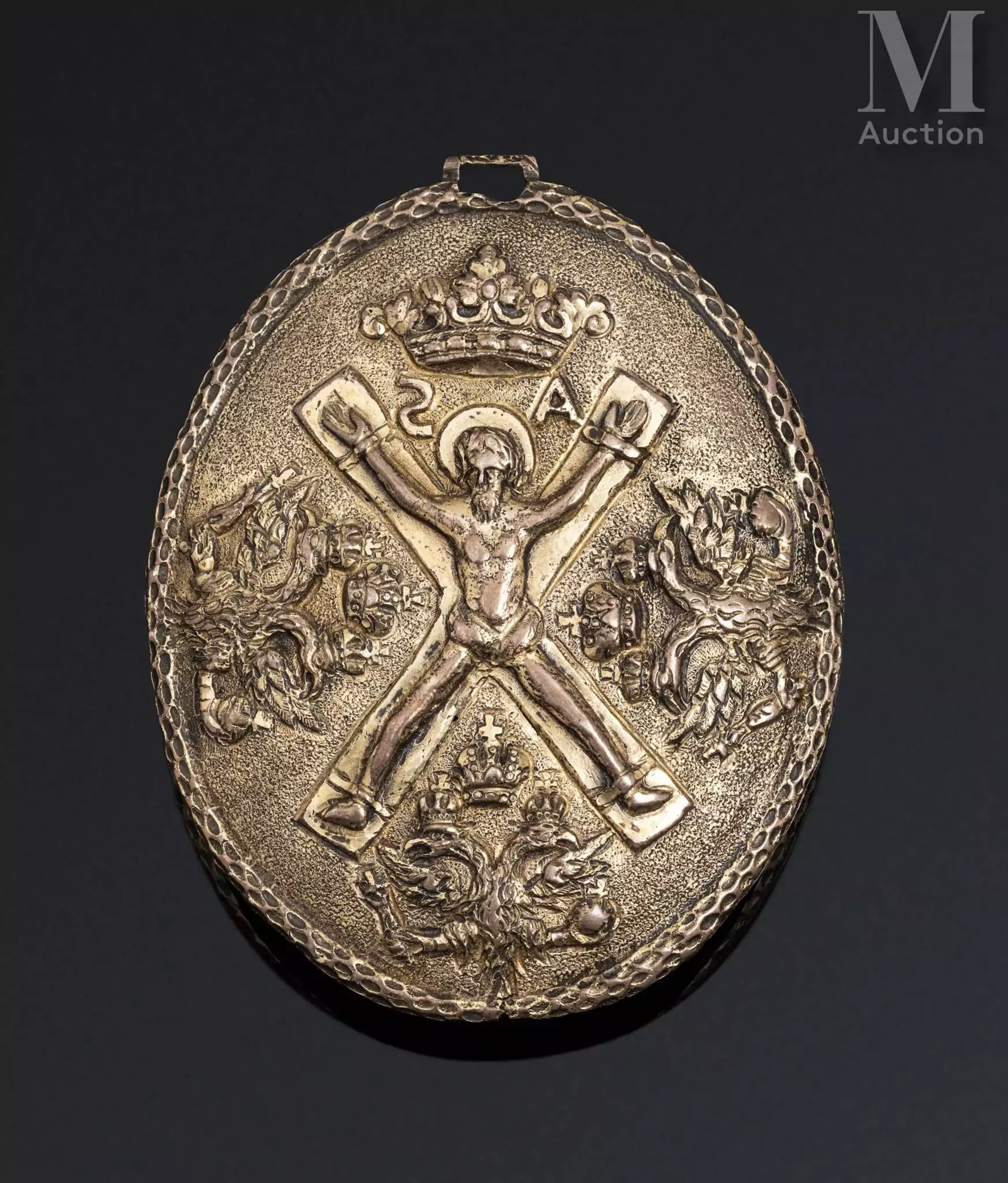 Plaque ovale pendentif de l’Ordre de Saint André le Premier Nommé
