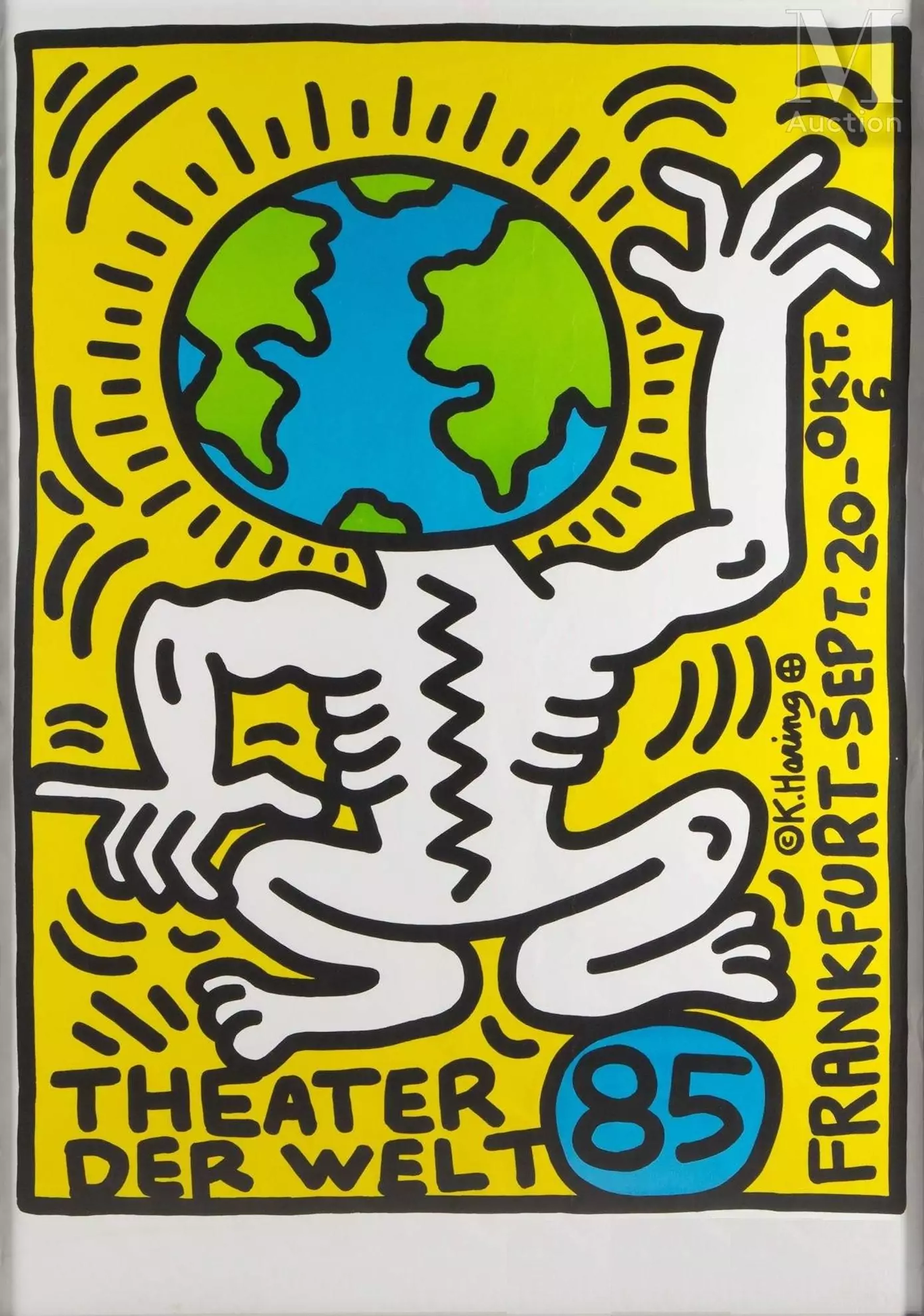 HARING Keith Theater Der Welt 1985