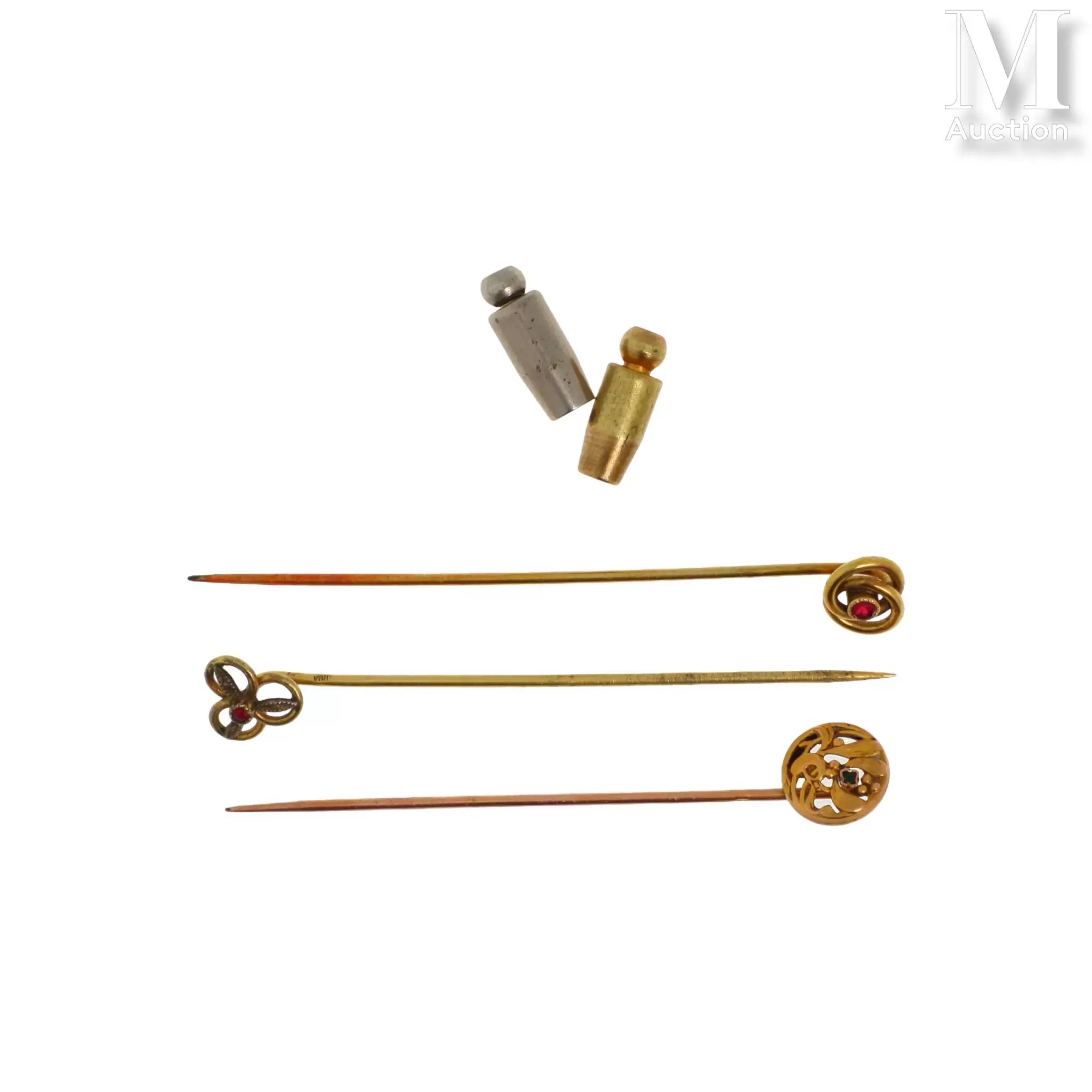 Lot de deux broches