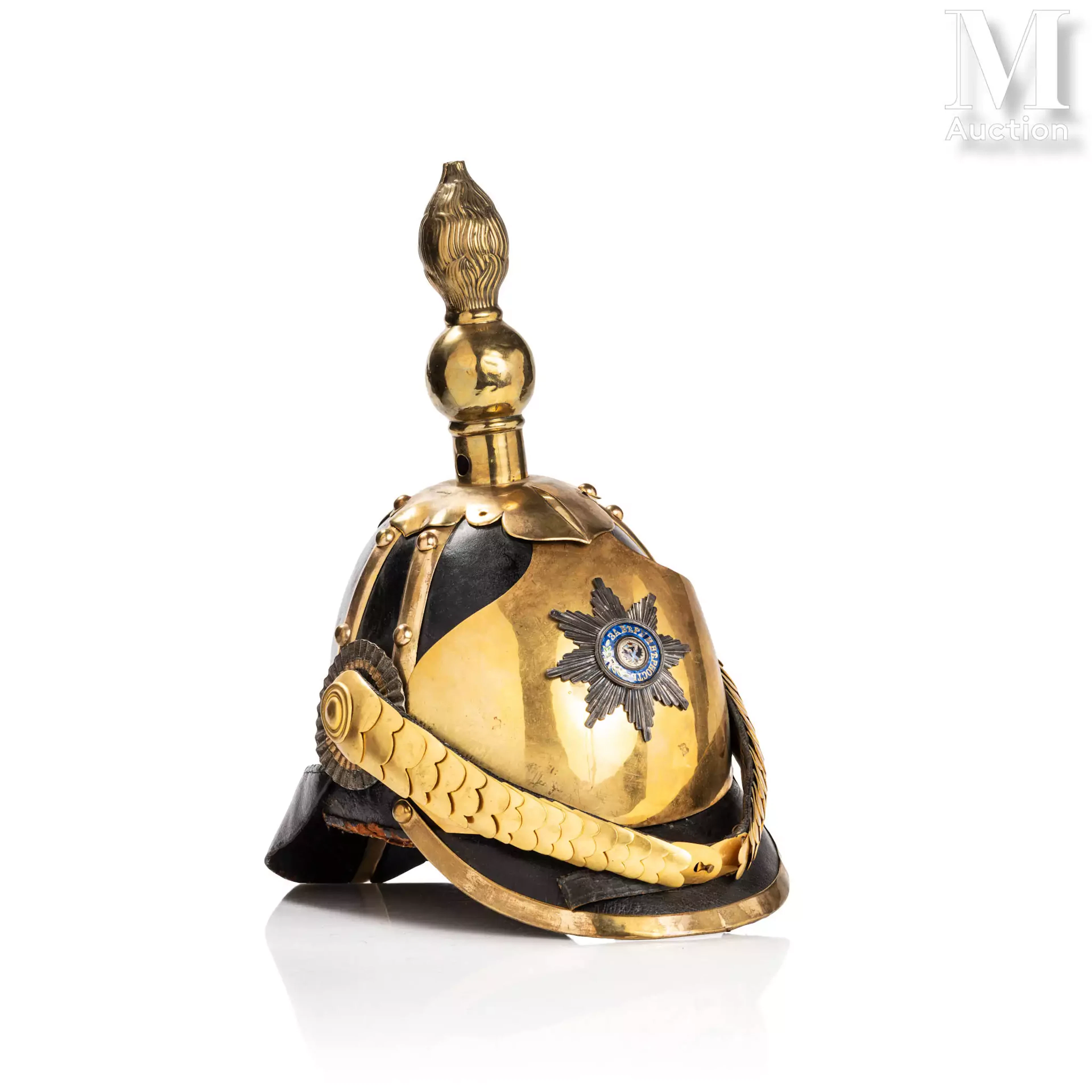 Vice-casque à pointe de général de la Garde à Cheval, de tenue ordinaire