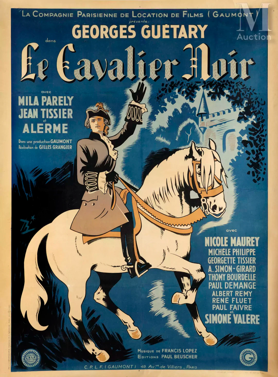 LE CAVALIER NOIR Deux affiches