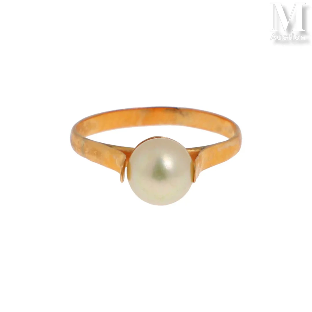 Bague perle