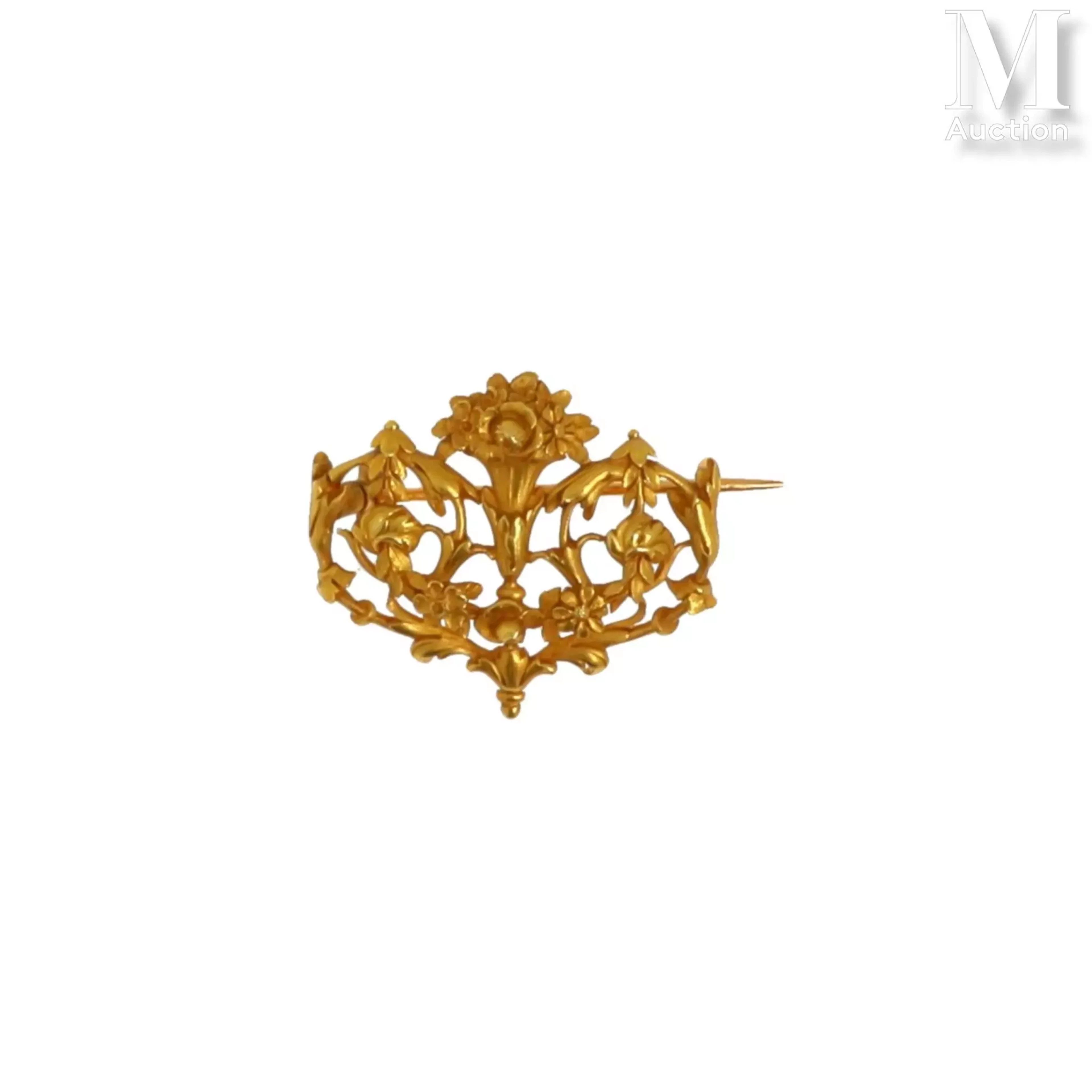 Broche volutes