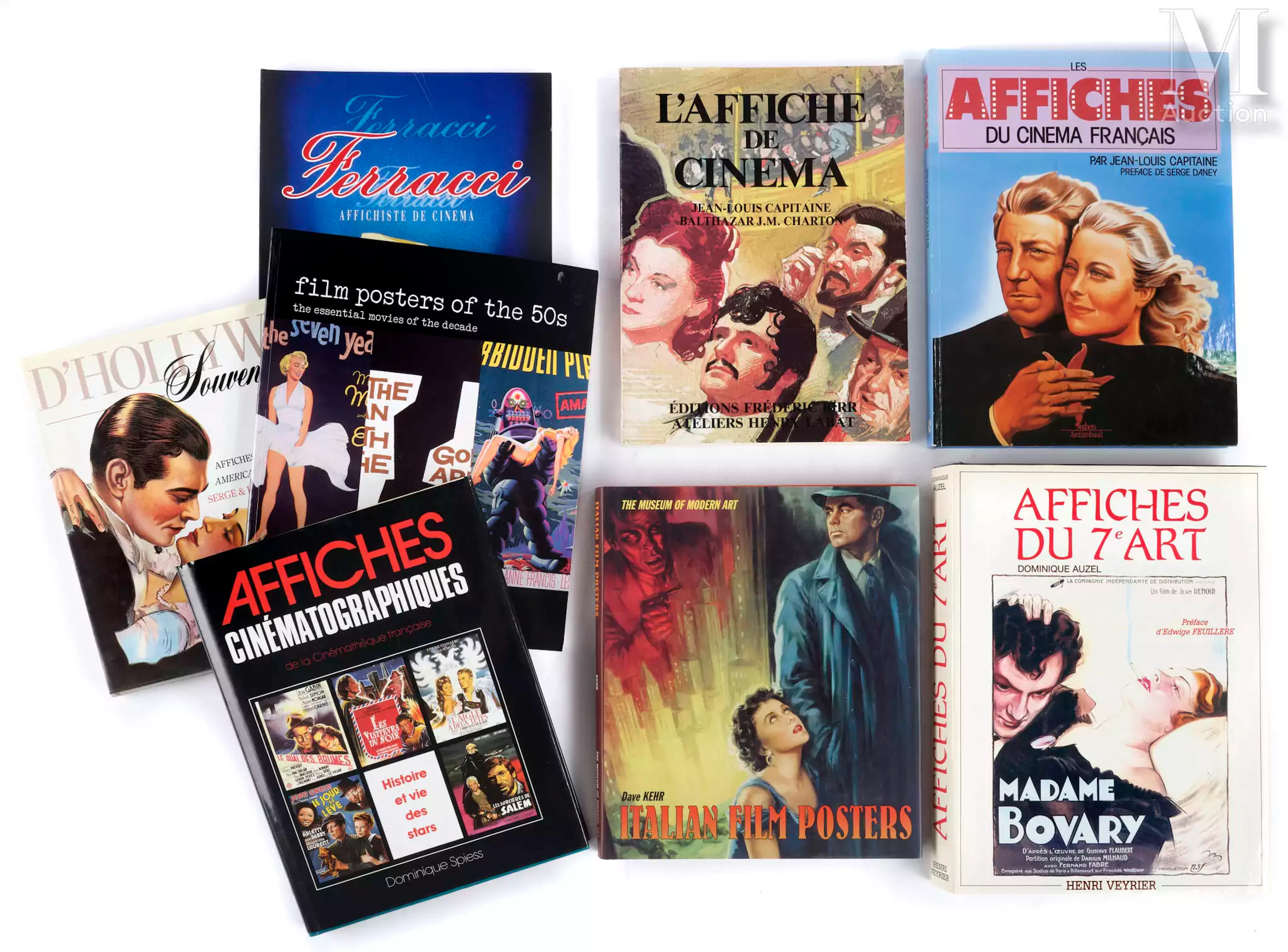 AFFICHES DE CINÉMA 8 ouvrages