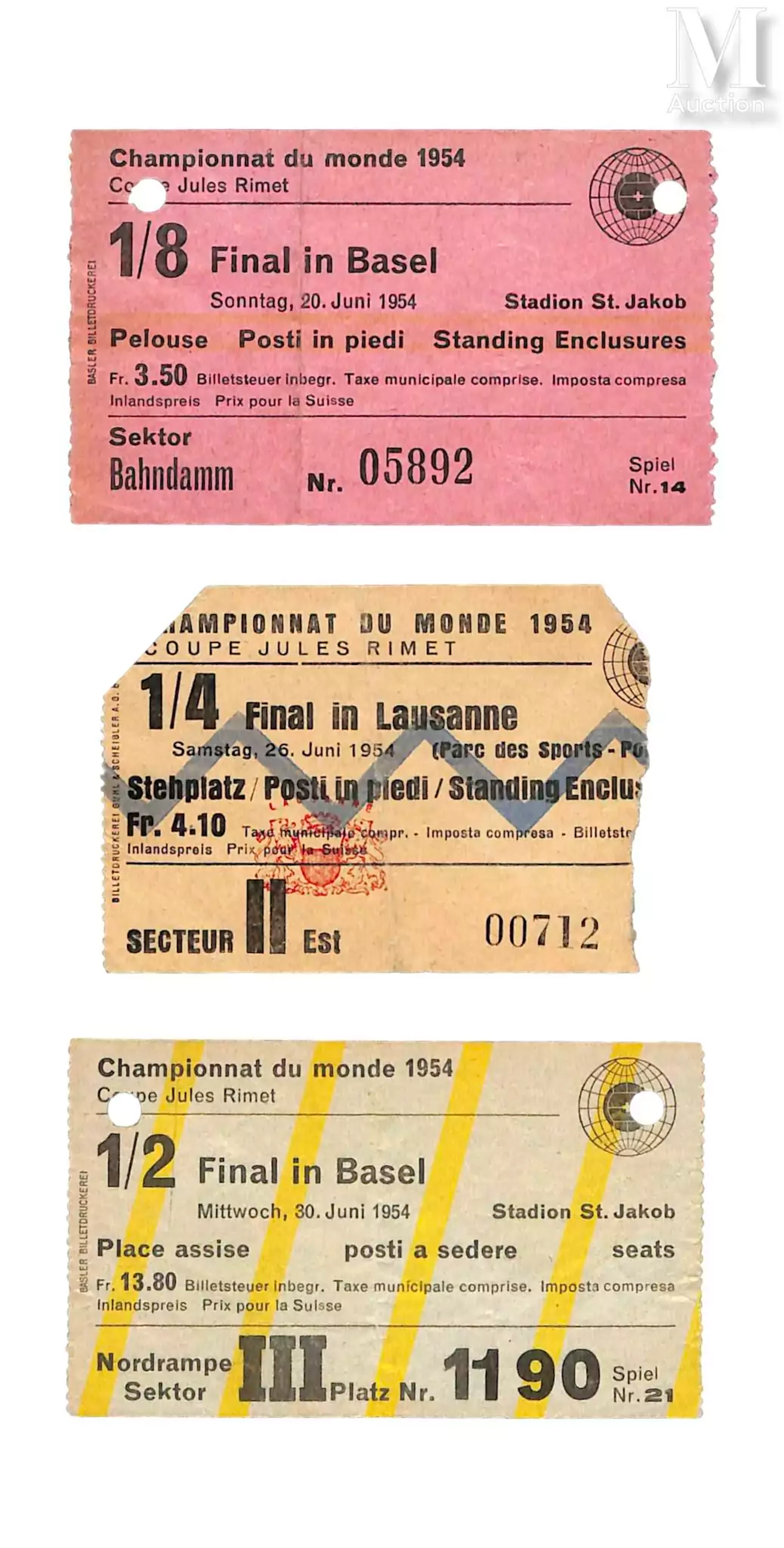 Coupe du Monde 1954.