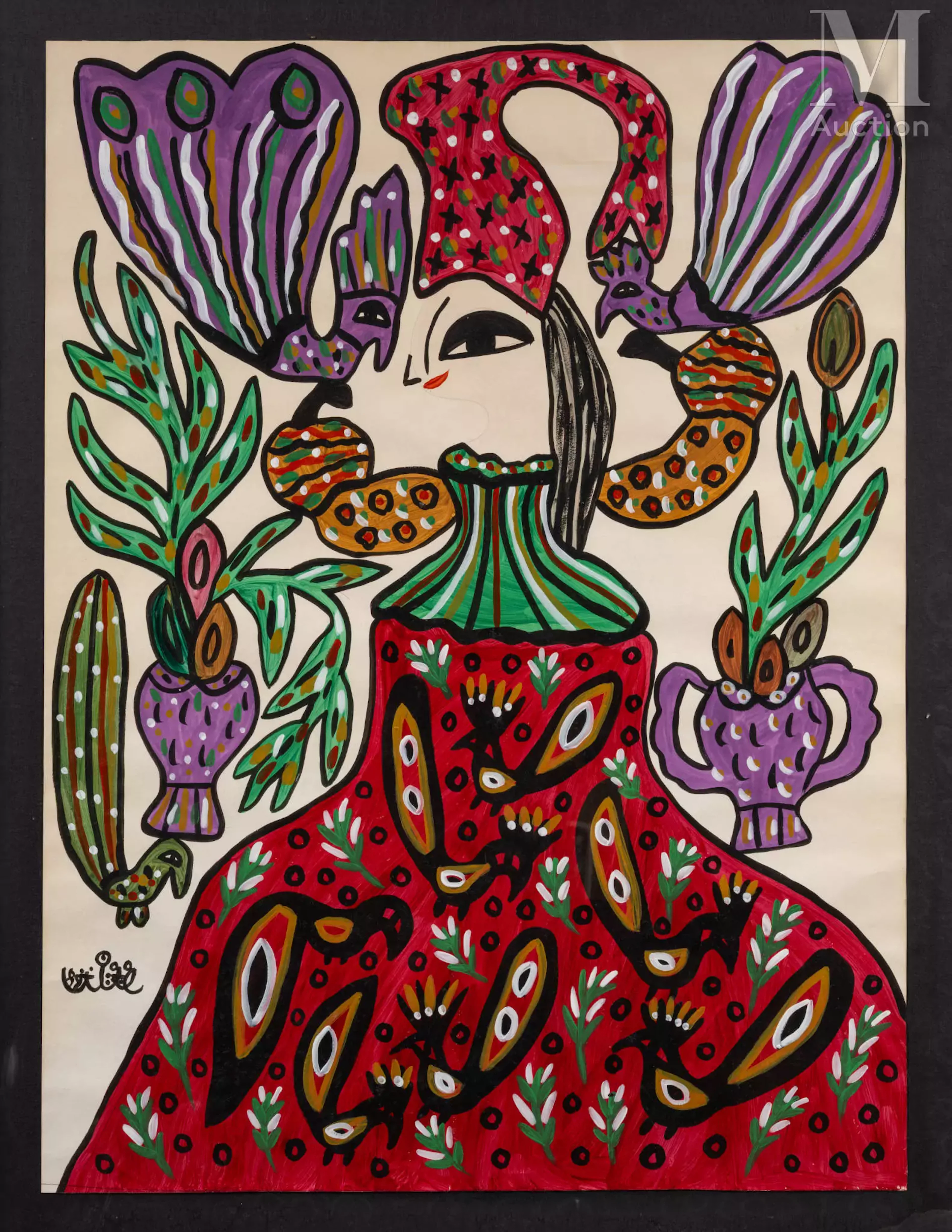 BAYA (Fatma Haddad Mahieddine) (Algérie, Bordj el Kiffan 1931 - Blida