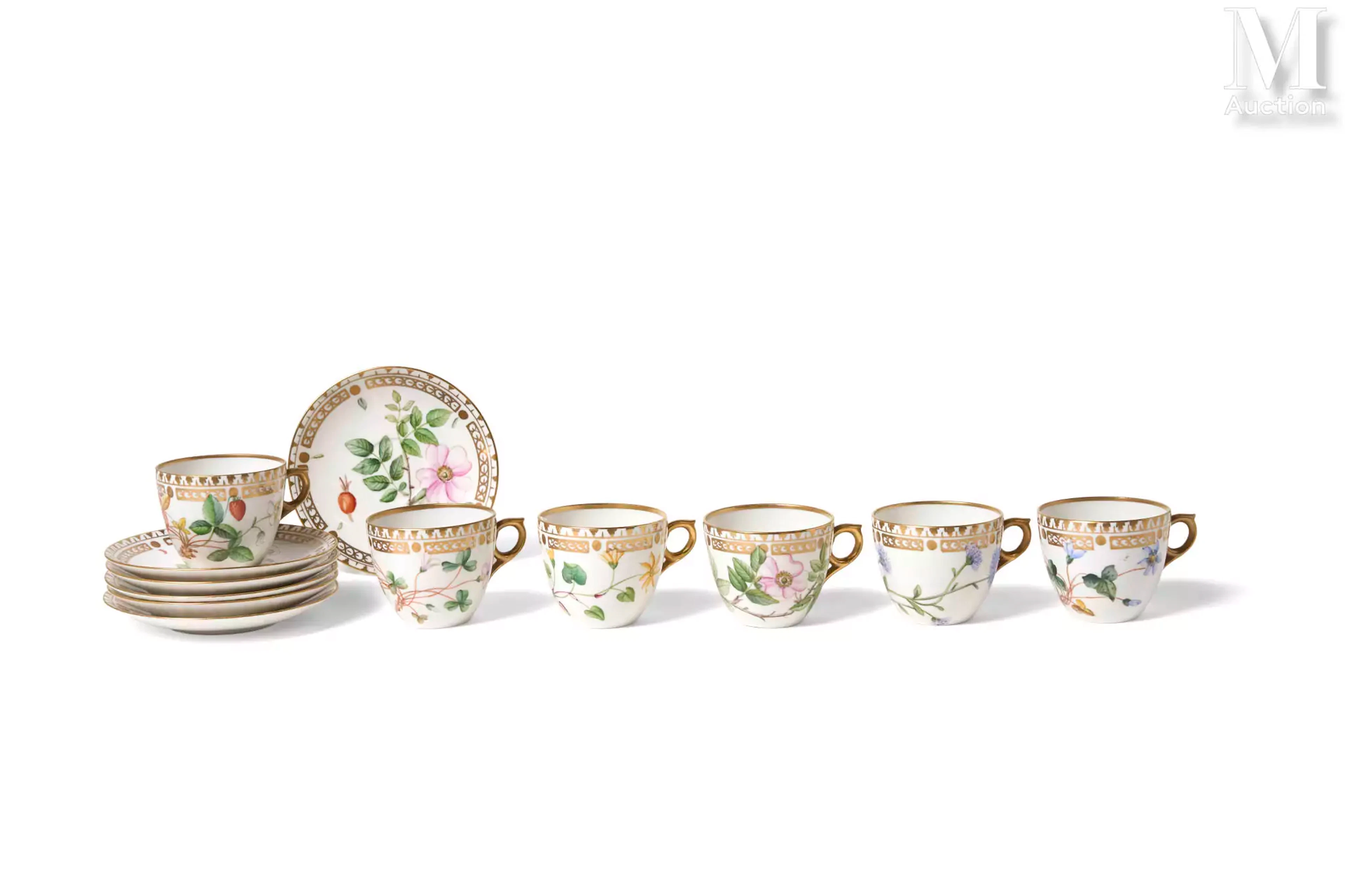 ROYAL COPENHAGUE, XXème siècle "Flora Danica"