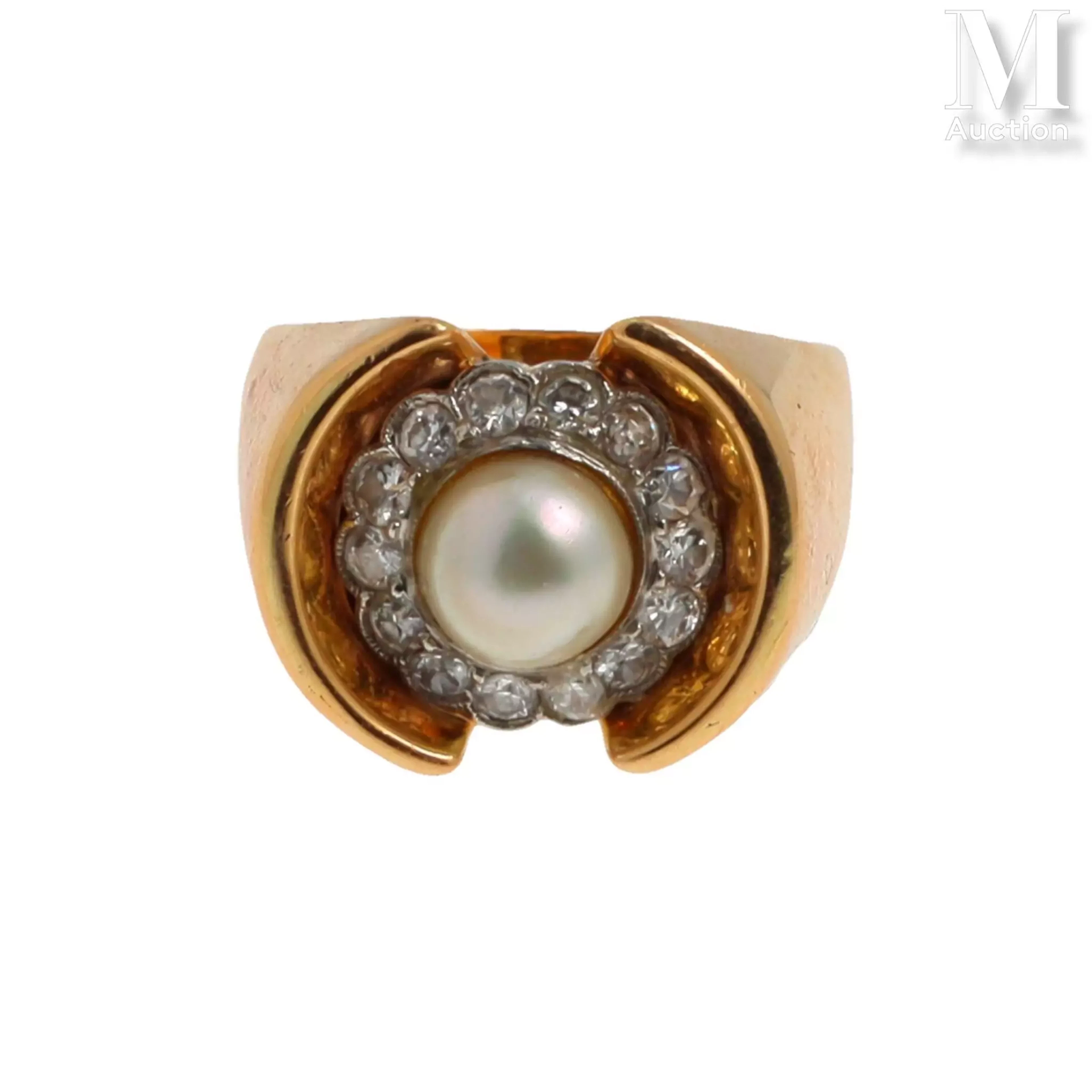 Bague Tank perle