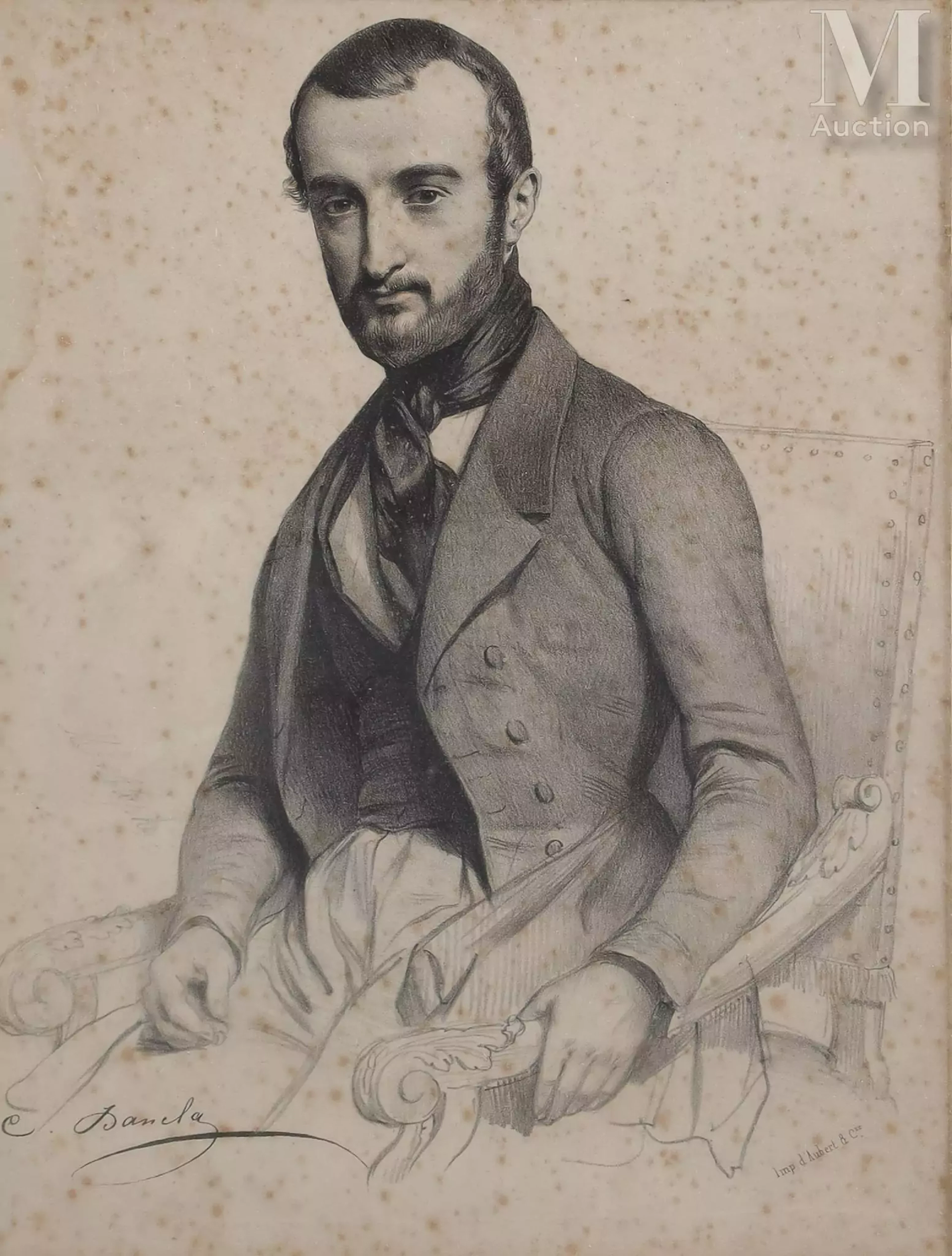 Lot de cinq gravures comprenant :