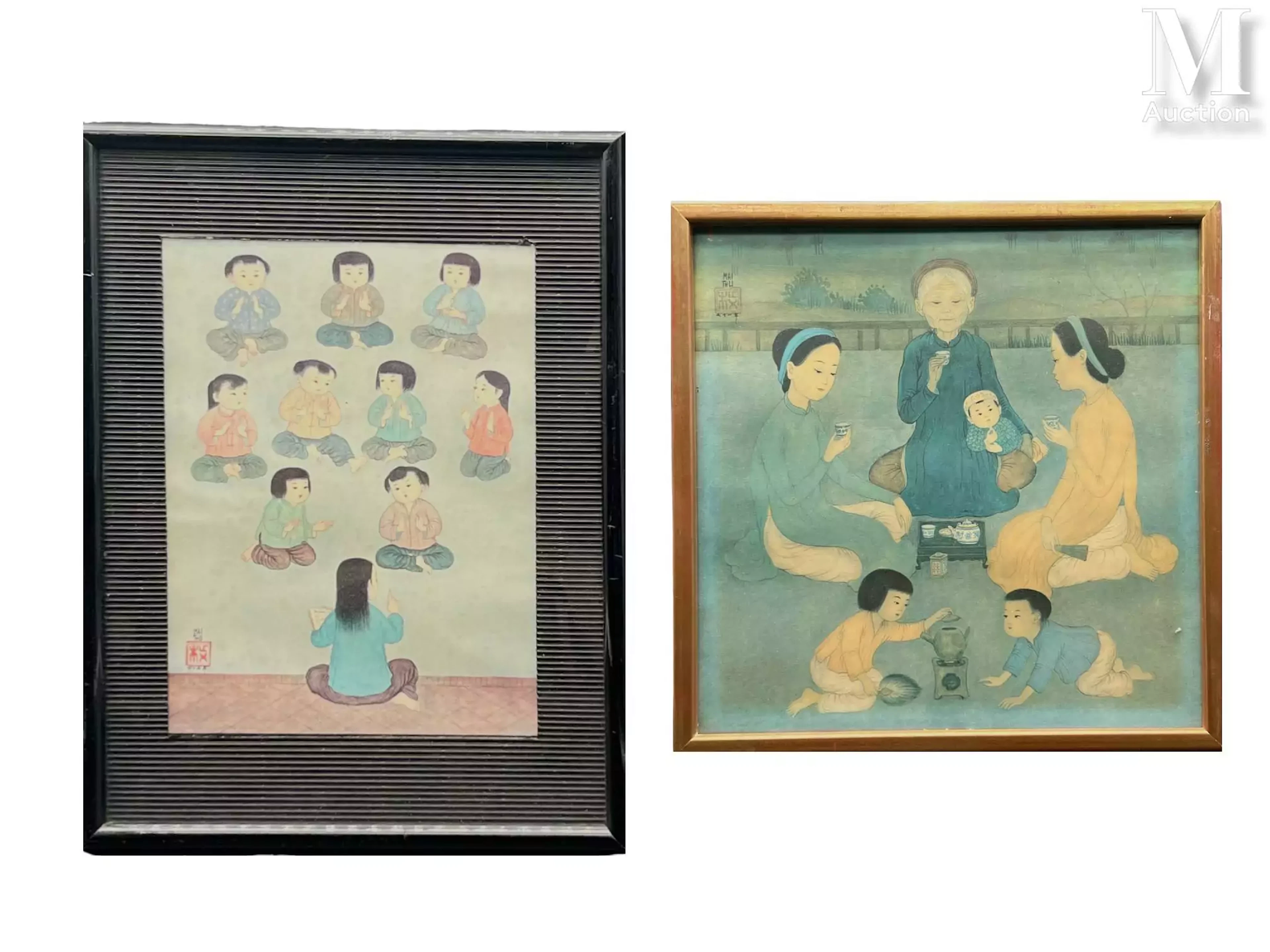 MAI TRUNG THU (1906-1980), d'après Deux impressions