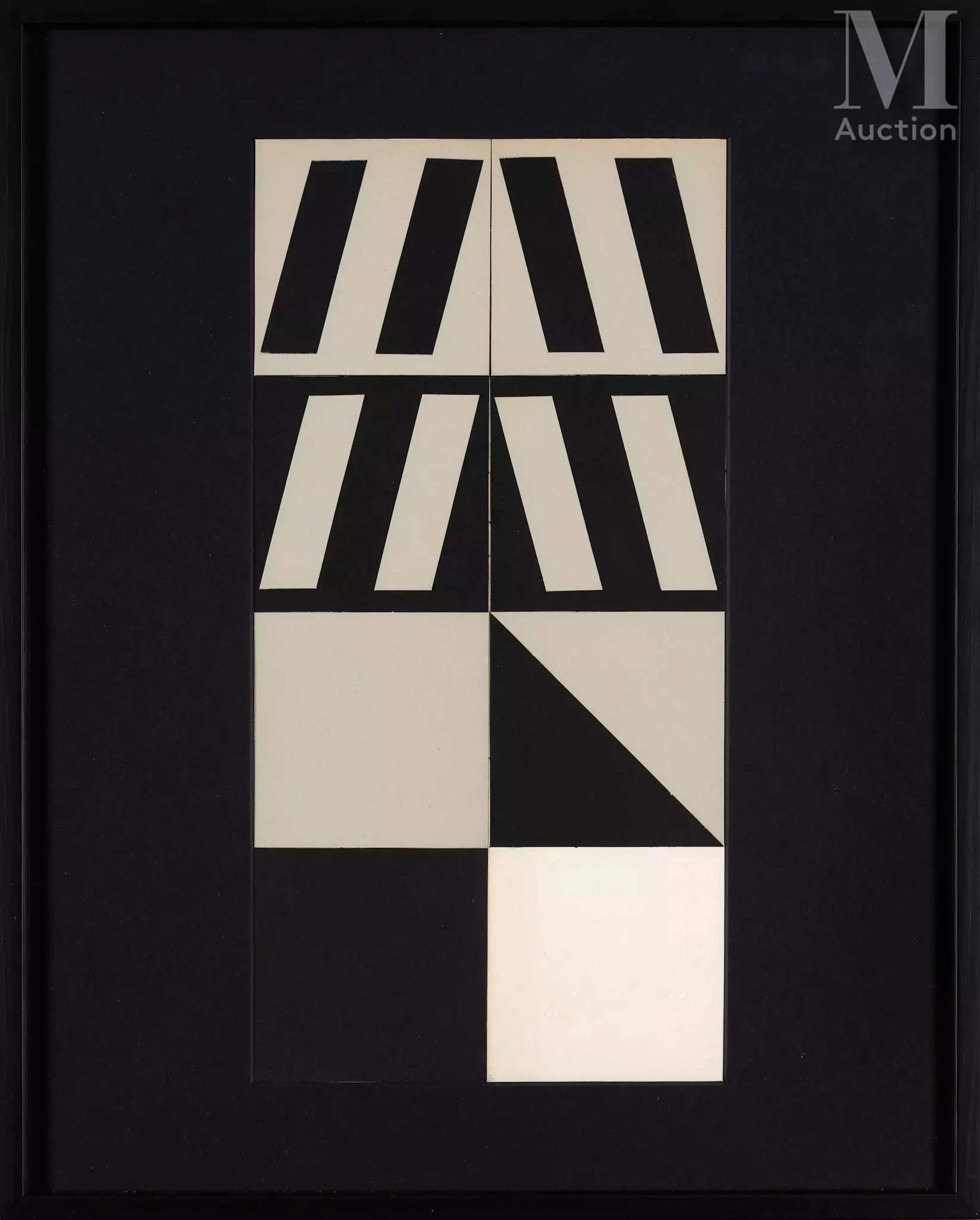 Victor VASARELY (1906-1997) Keiho positif, circa 1965