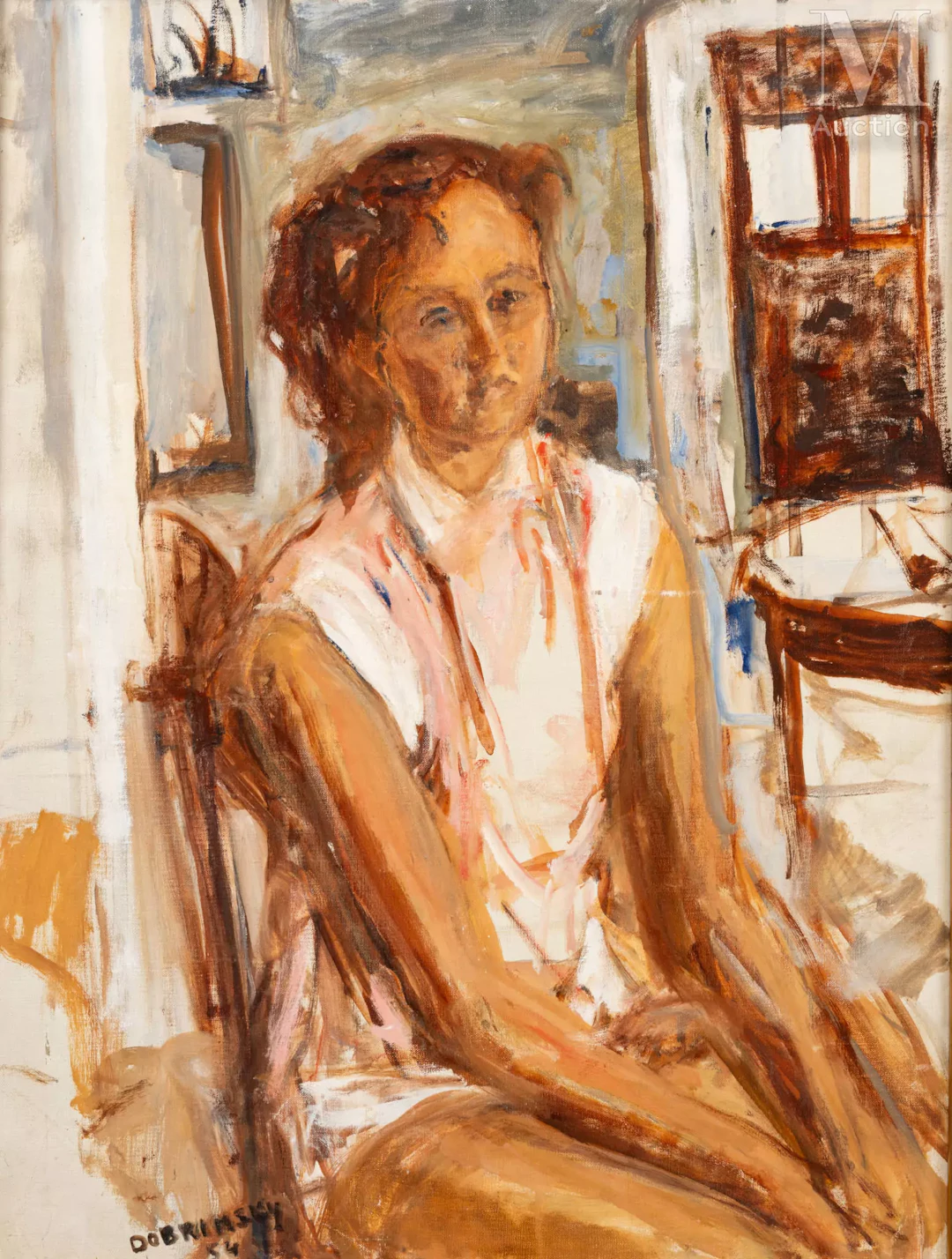 Isaac DOBRINSKY (Makaroff 1891 - Paris 1973) Jeune fille