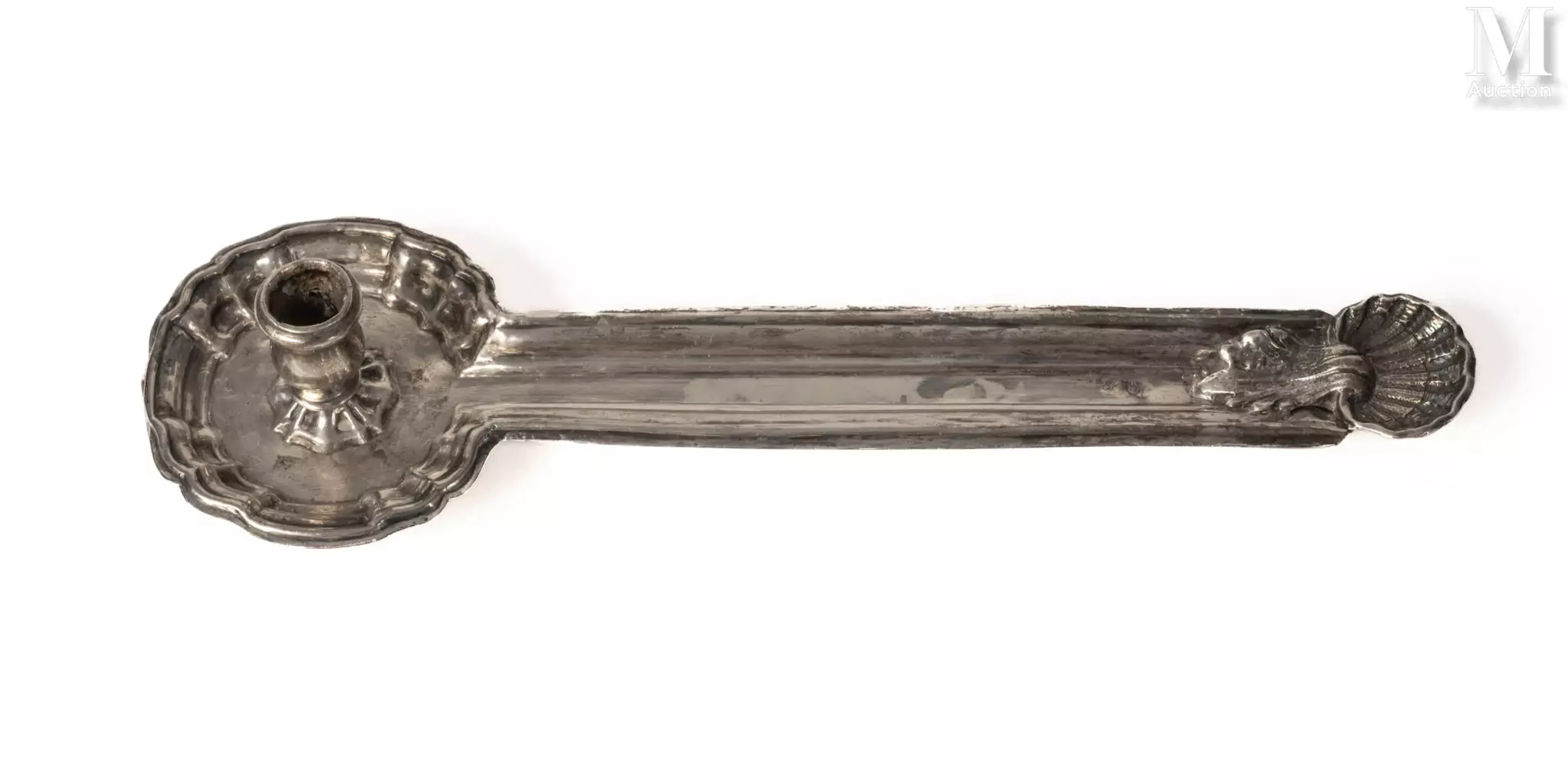 Bougeoir d'évêque en argent
