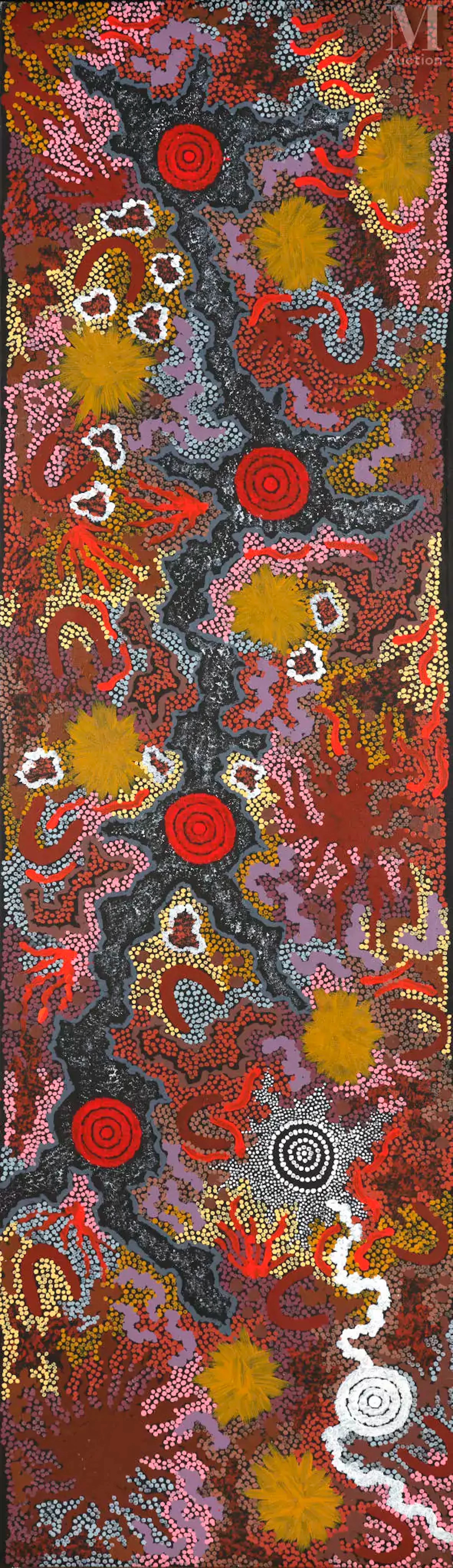 Gabriella Possum Nungurrayi (1967 - ) Grand Mother's Bush Tucker, 2012