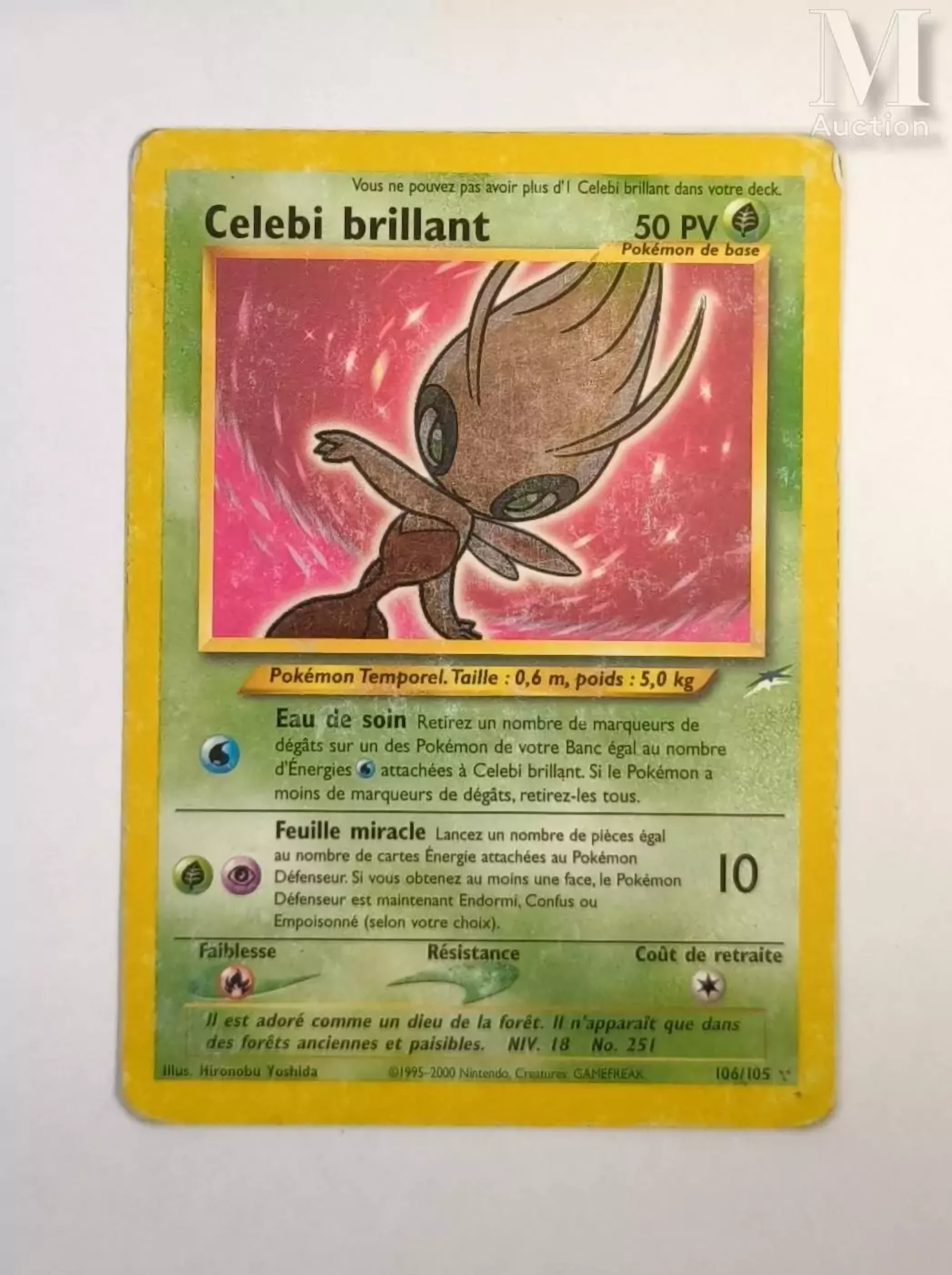 POKEMON Celebi brillant - Neo Destiny - 106/105