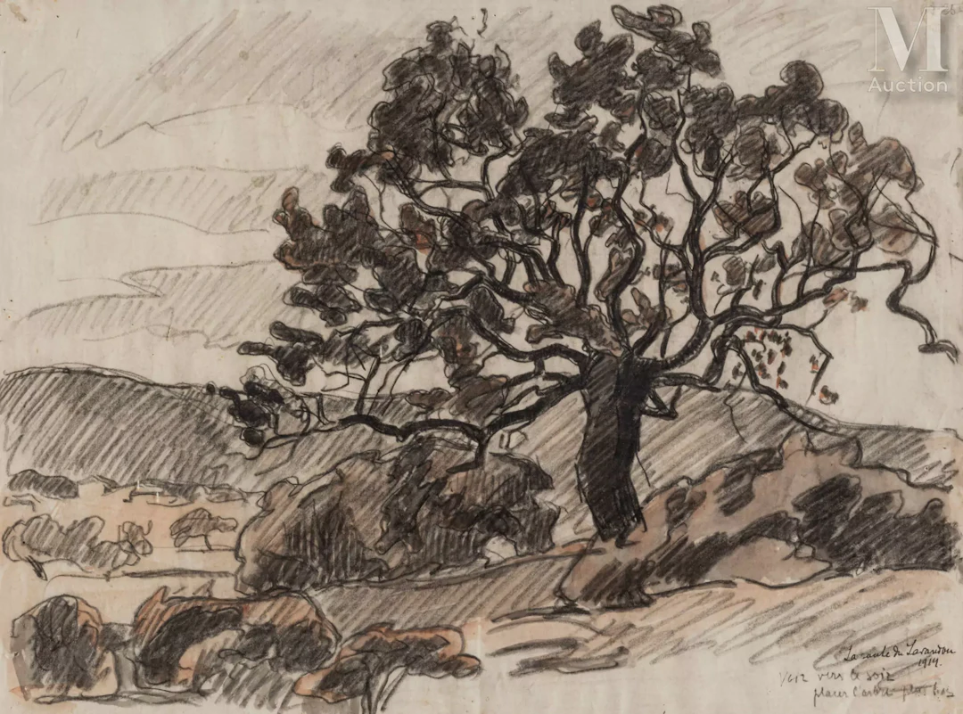 Jean Misceslas PESKE (Golta 1870 - Le Mans 1949) La route du Lavandou