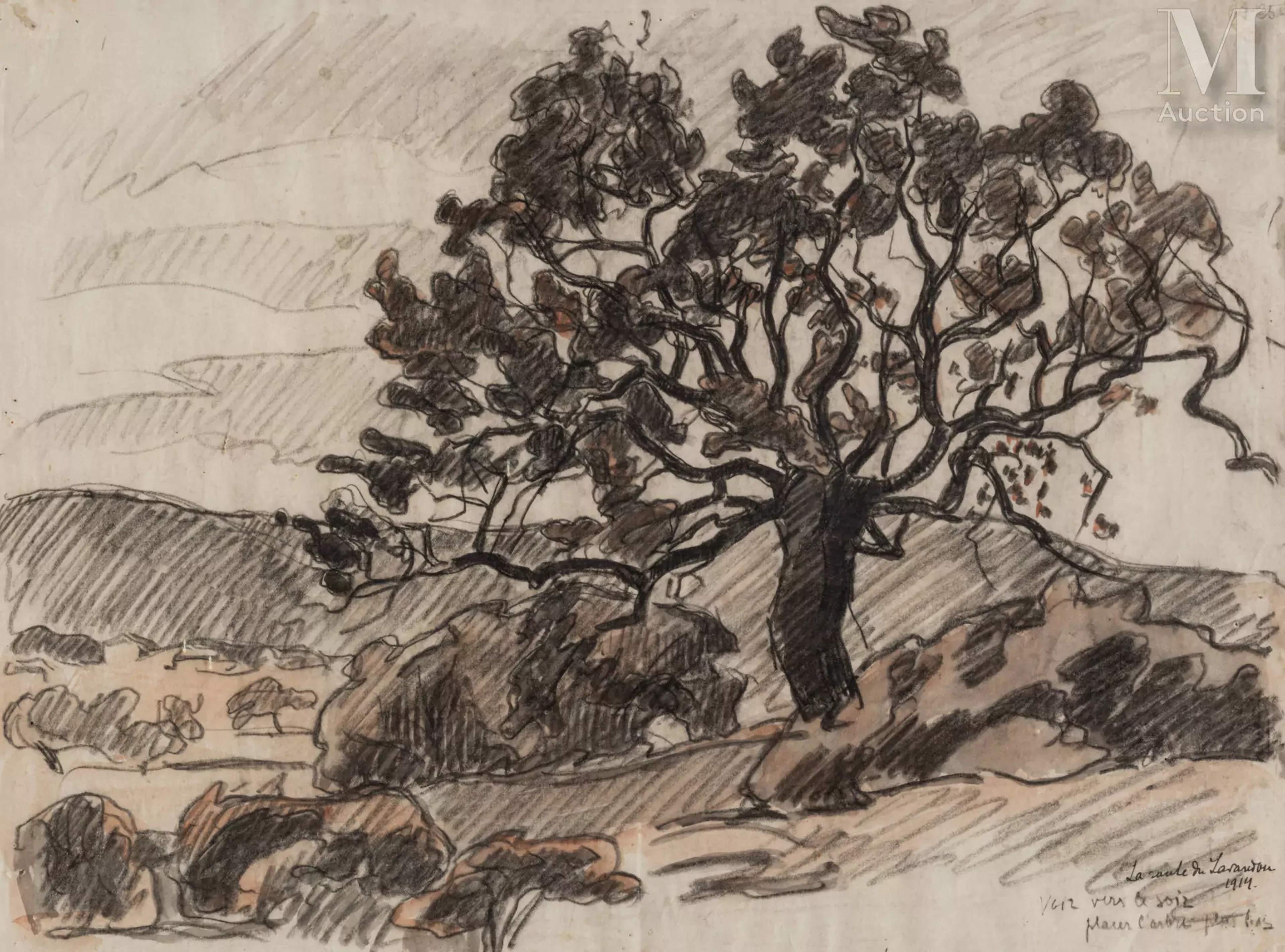 Jean Misceslas PESKE (Golta 1870 - Le Mans 1949) La route du Lavandou
