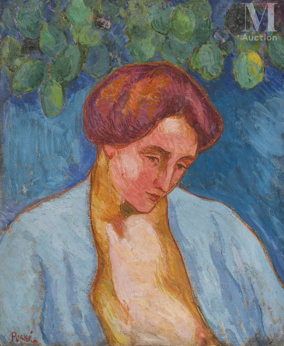 Jean Misceslas PESKE (Golta 1870 - Le Mans 1949) Tableau préparatoire