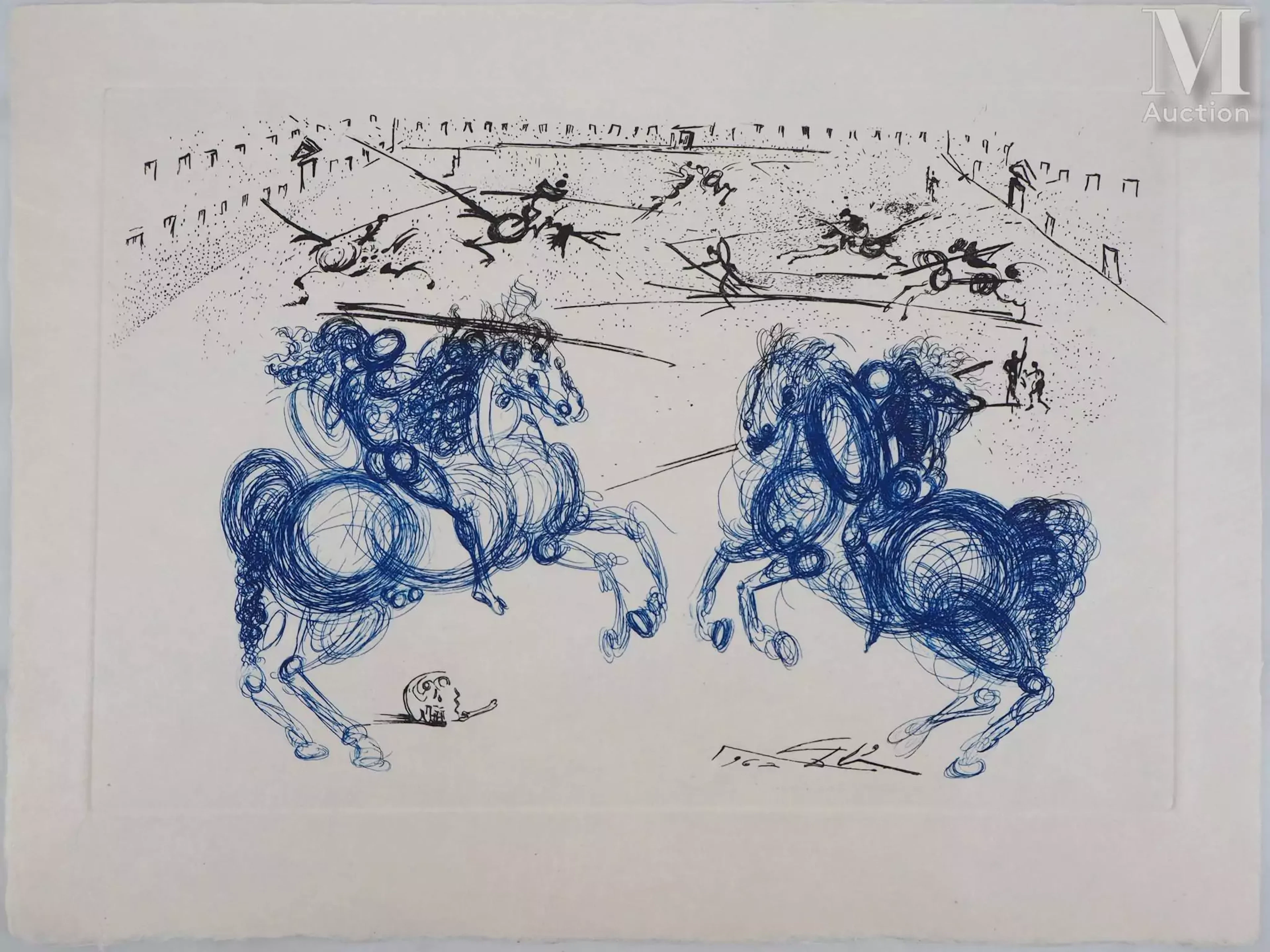 DALI Salvador Les cavaliers bleus