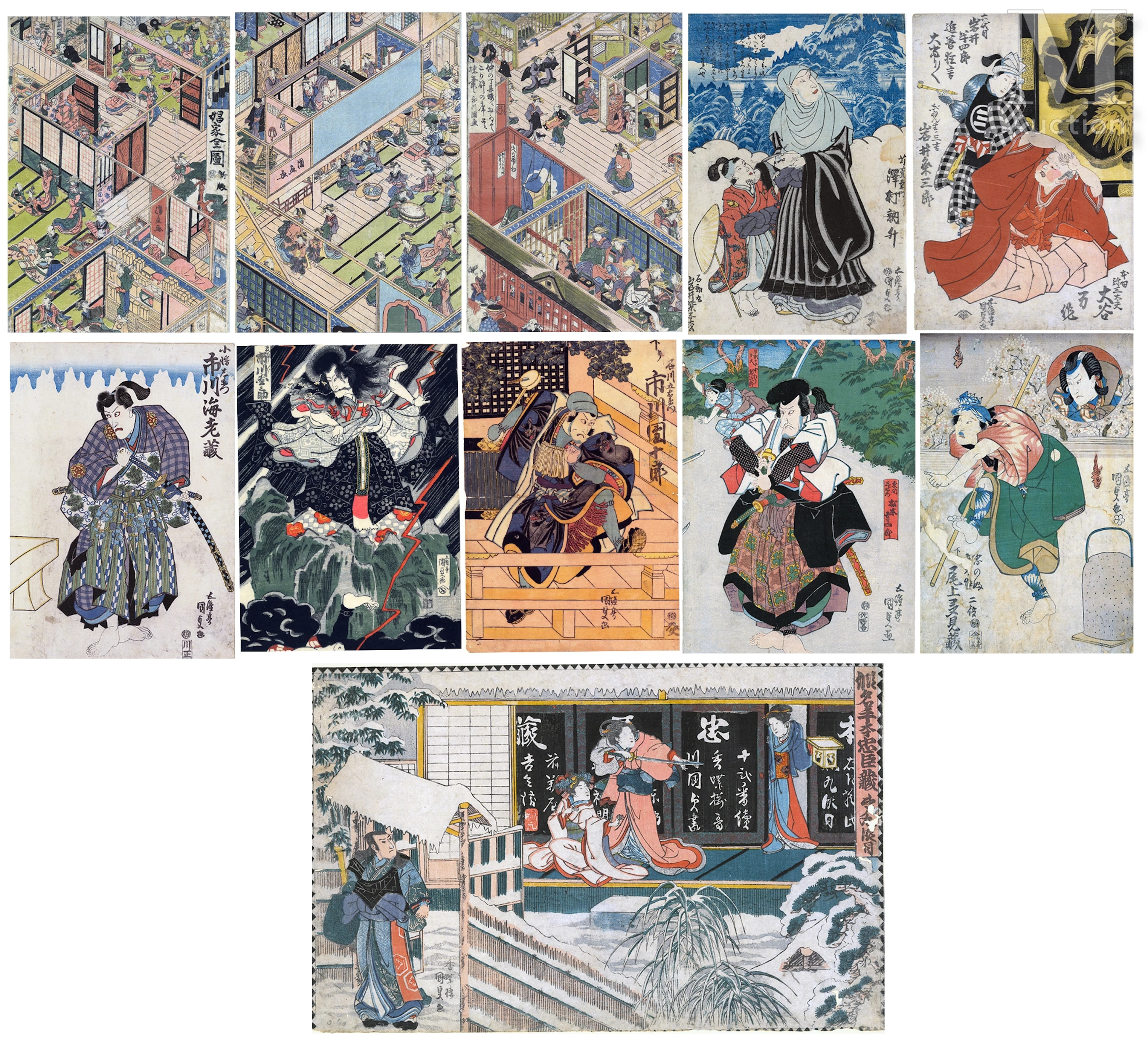 JAPON, XIXe siècle Utagawa Kunisada (Toyokuni III) (1786-1864)