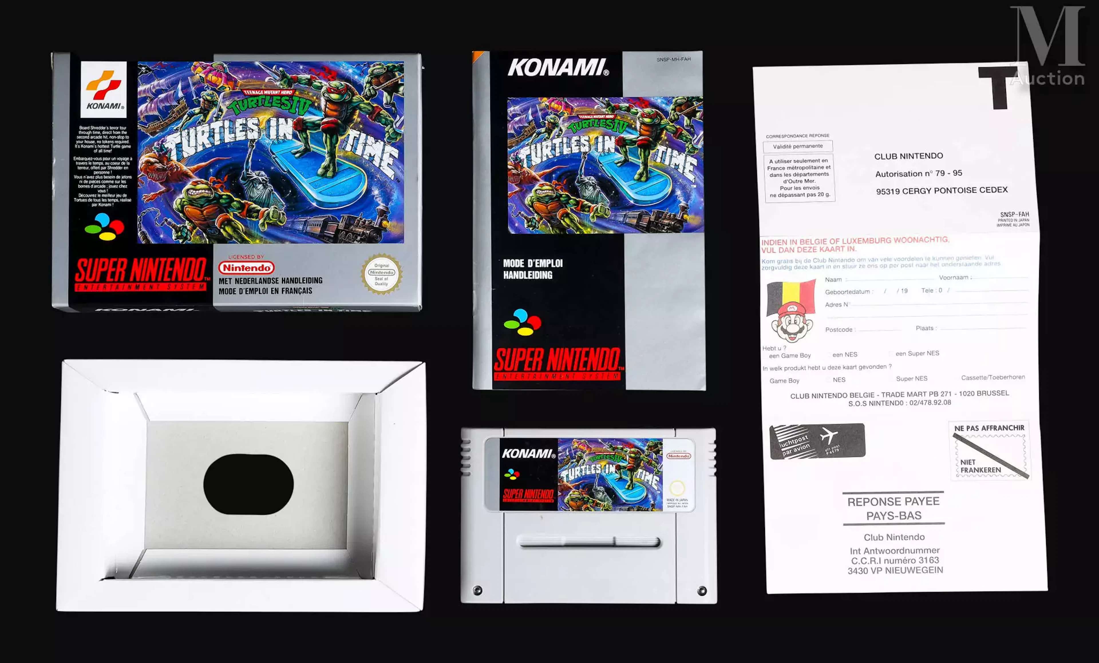 NINTENDO SUPER NINTENDO Turtles IV : Turtles in Time, 1992