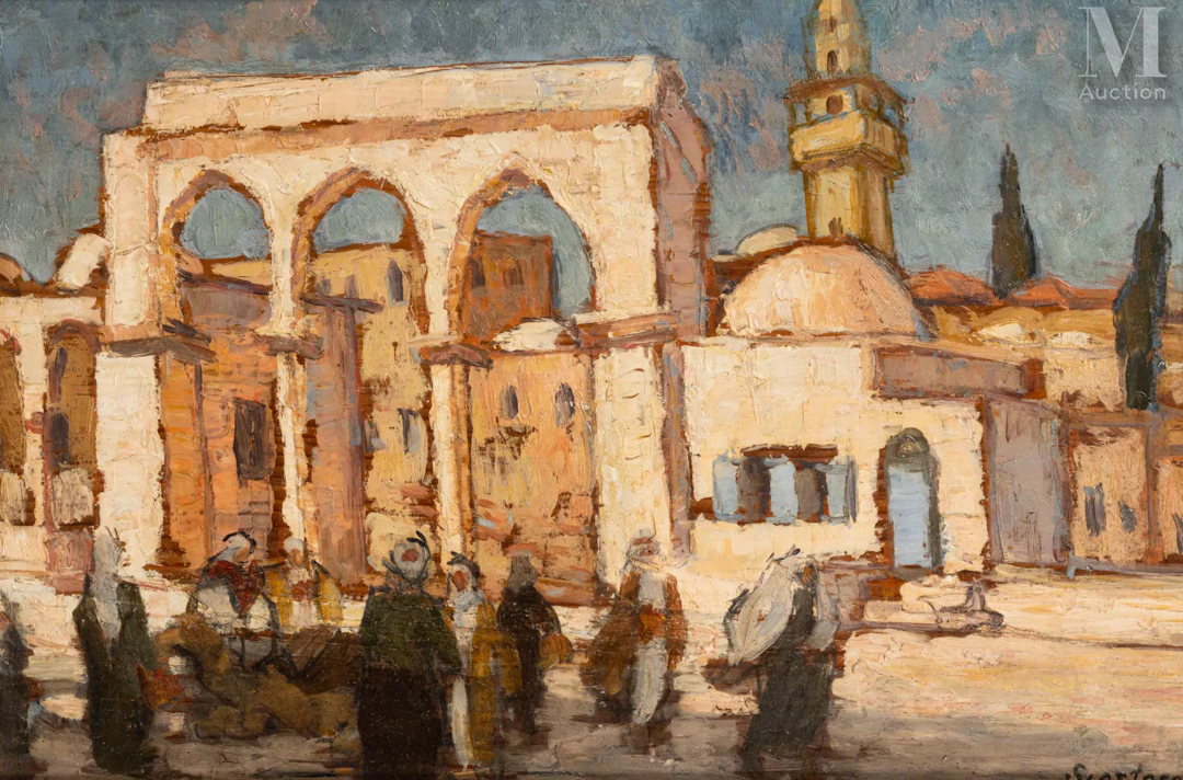Paul SCORTESCO (Jassy 1895 - 1976) Jérusalem
