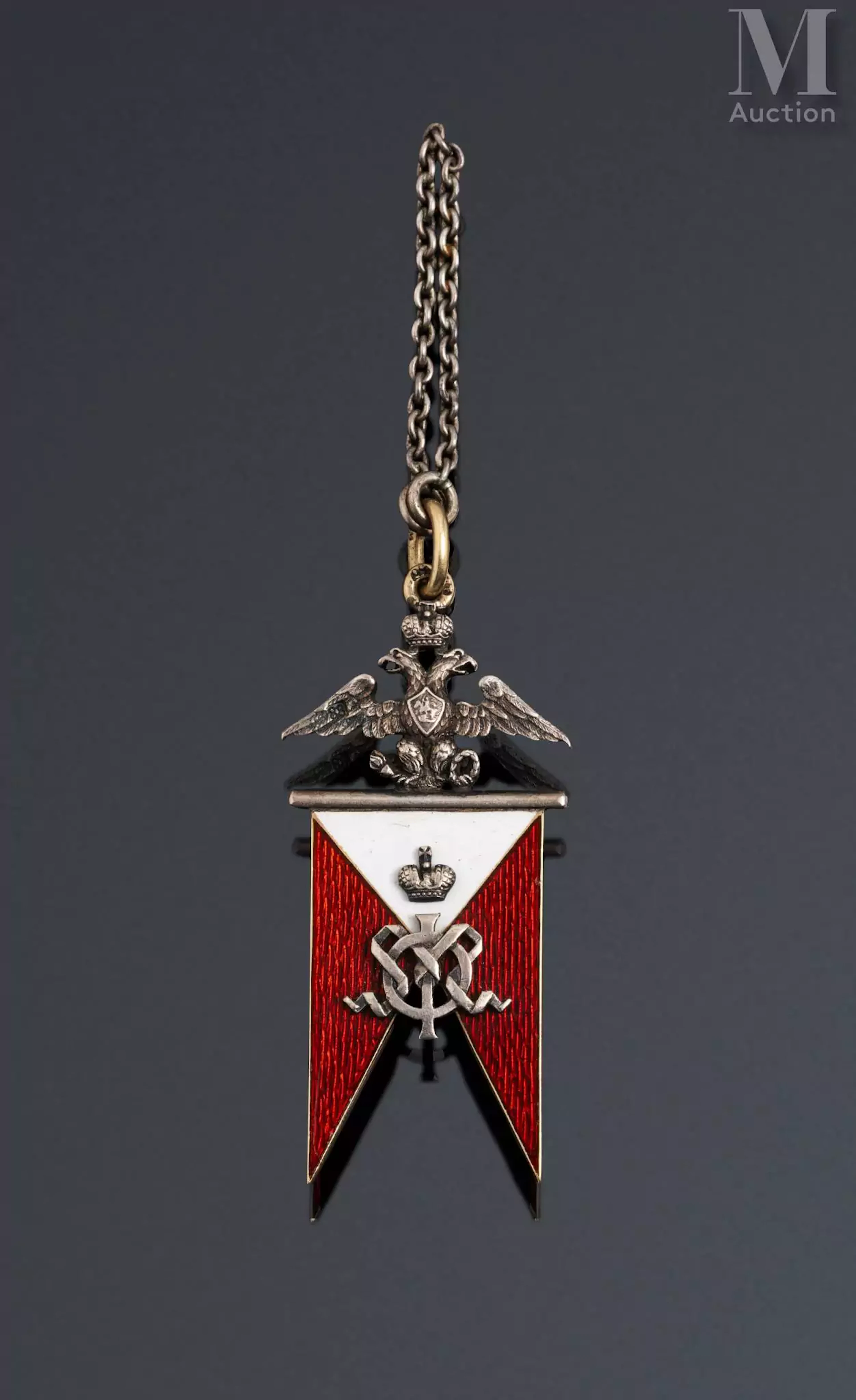 Jeton du Régiment de cavalerie de Sa Majesté l'Impératrice Maria Feodorovna